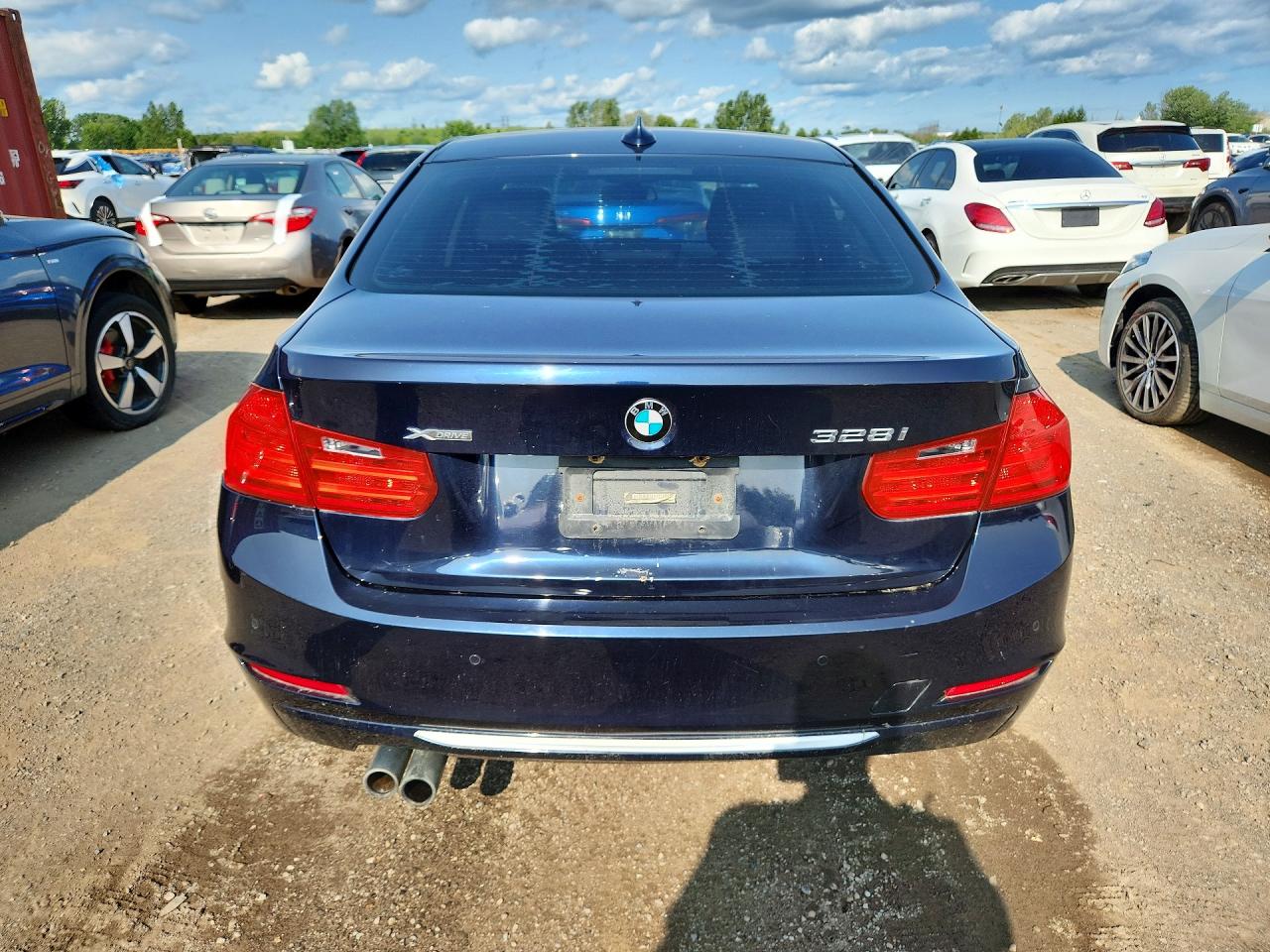 2014 Bmw 328 Xi Blue vin: WBA3B3C55EJ982817