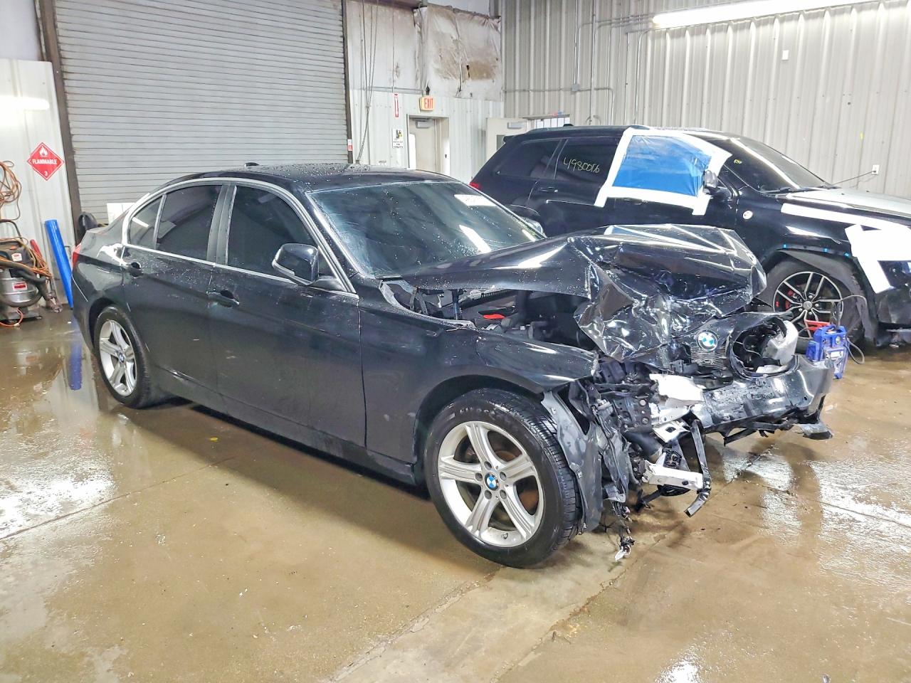 2015 Bmw 328 Xi Black vin: WBA3B3C55FF545405