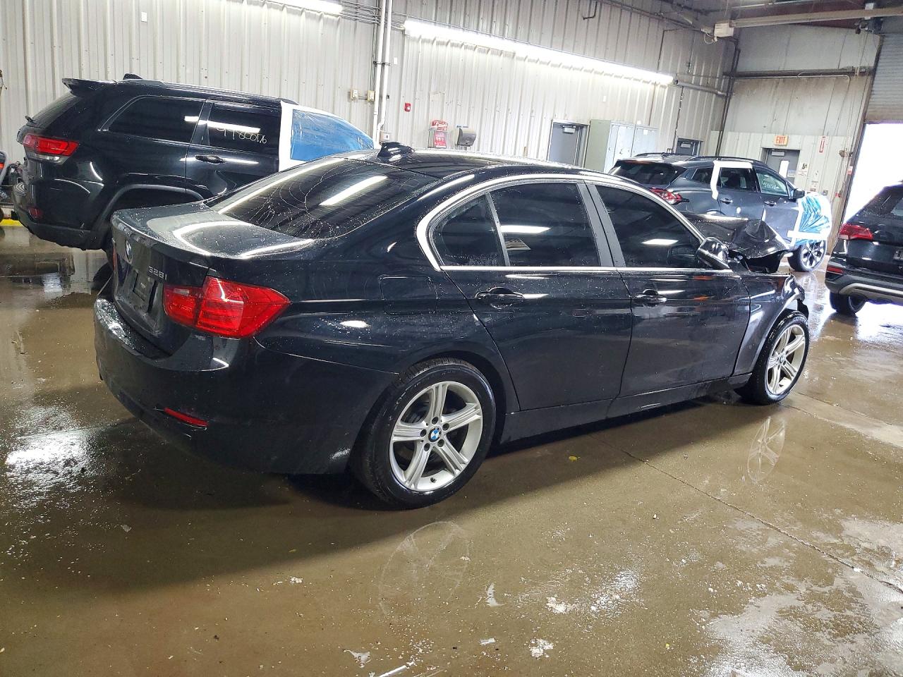 2015 Bmw 328 Xi Black vin: WBA3B3C55FF545405