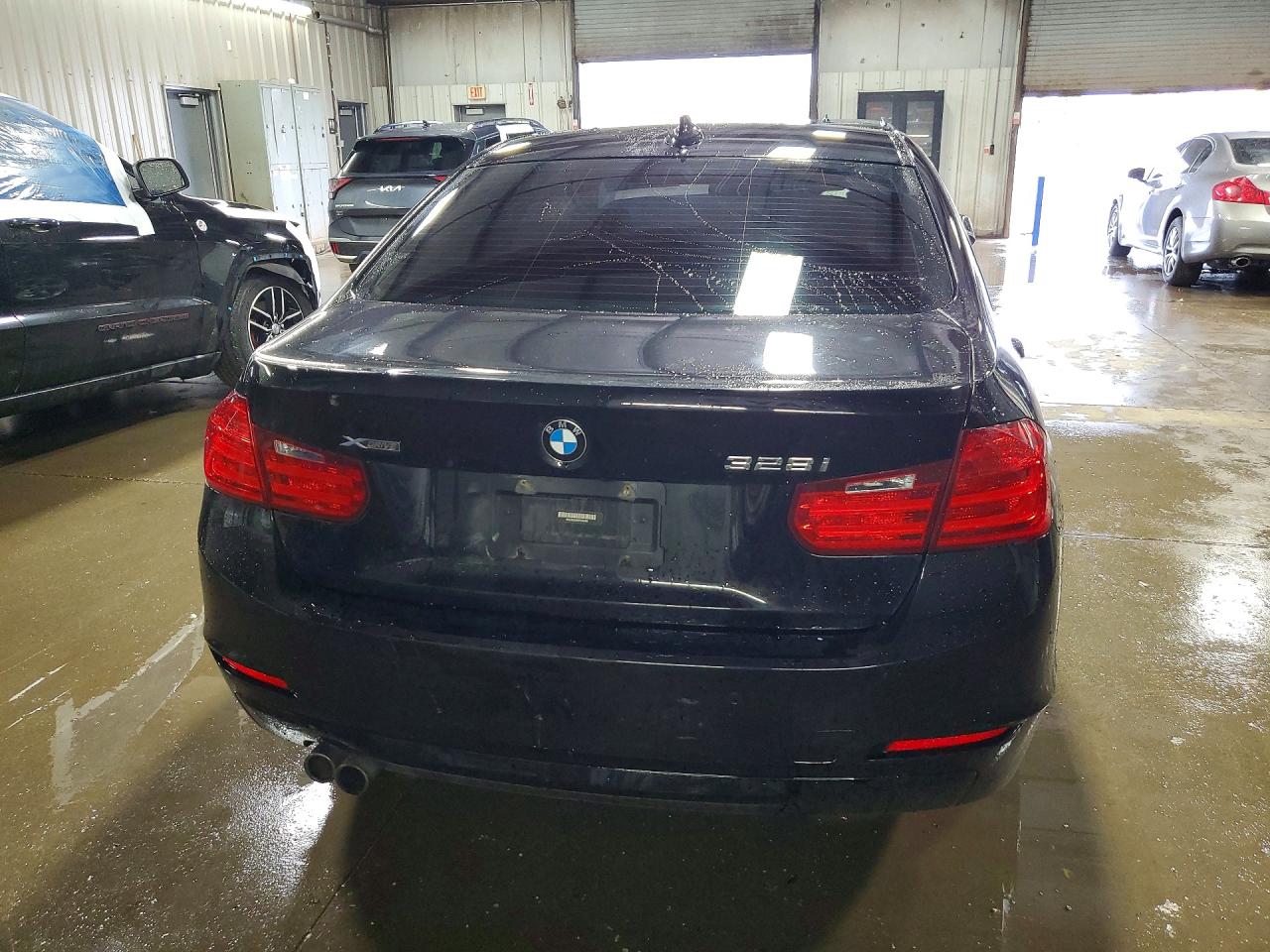 2015 Bmw 328 Xi Black vin: WBA3B3C55FF545405