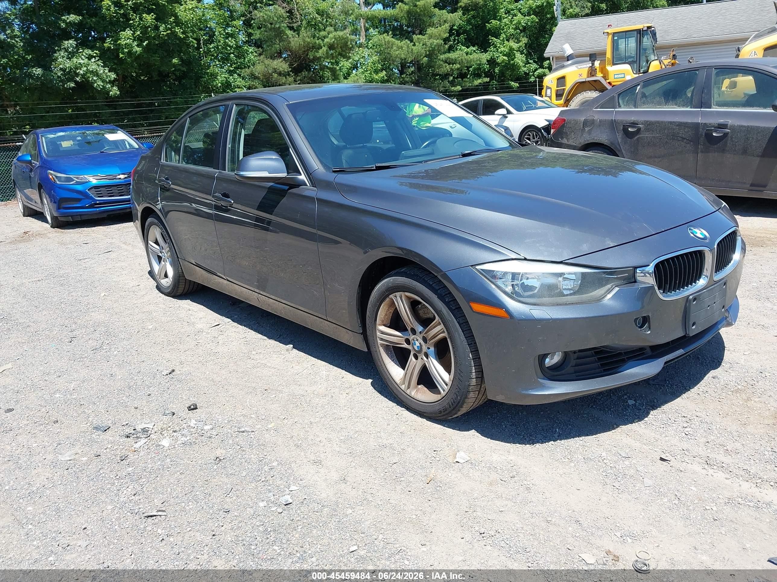2015 Bmw 328i Xdrive Gray vin: WBA3B3C55FF547509