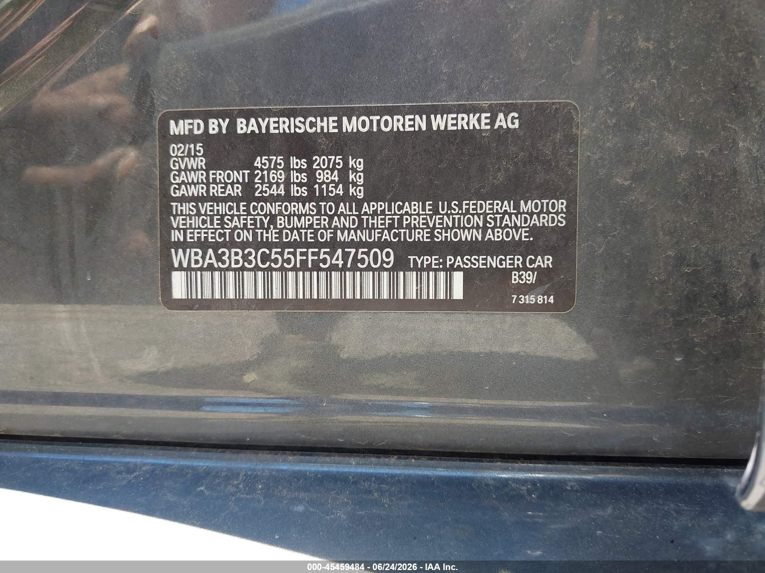 2015 Bmw 328i Xdrive Gray vin: WBA3B3C55FF547509