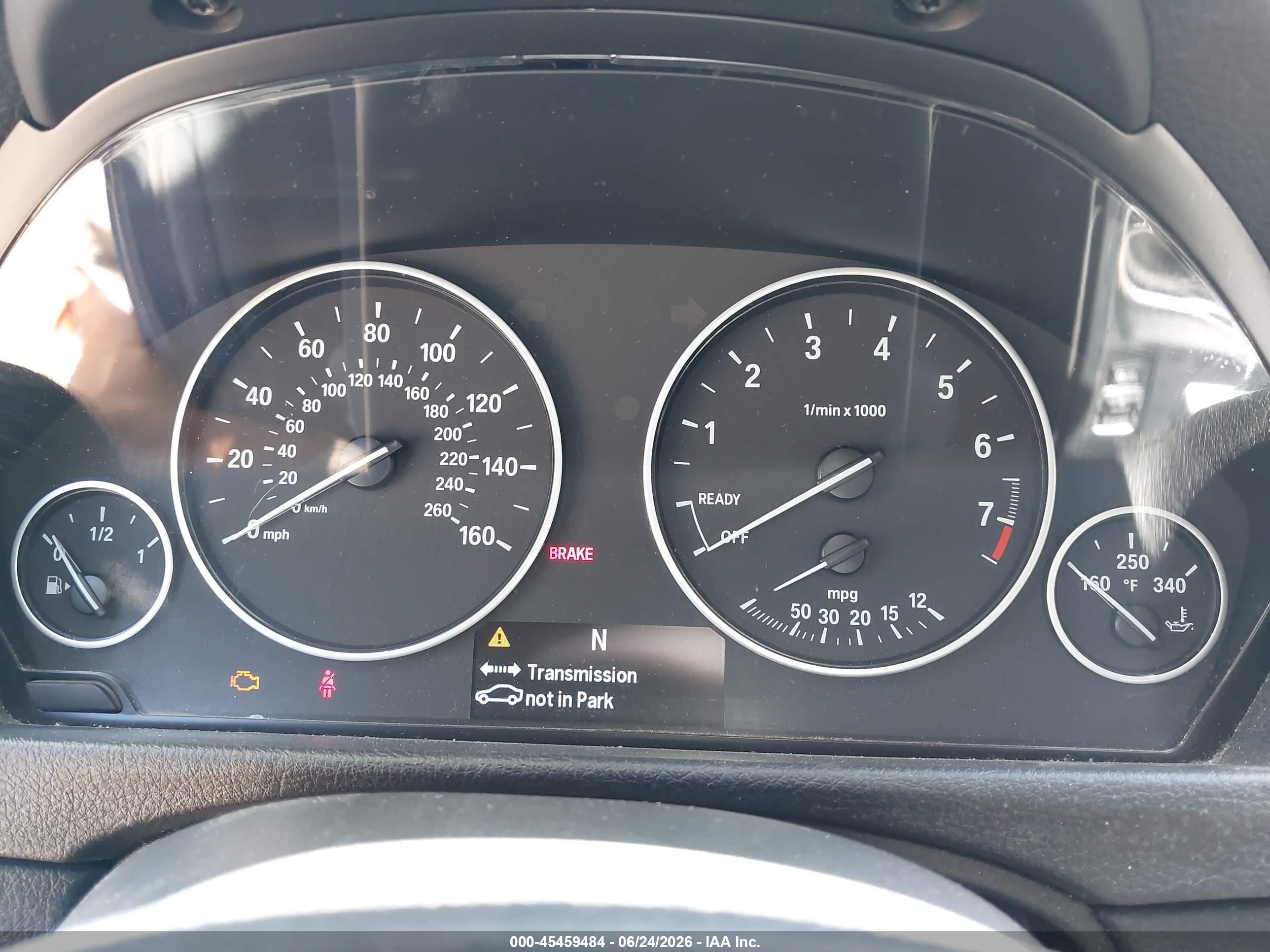 2015 Bmw 328i Xdrive Gray vin: WBA3B3C55FF547509