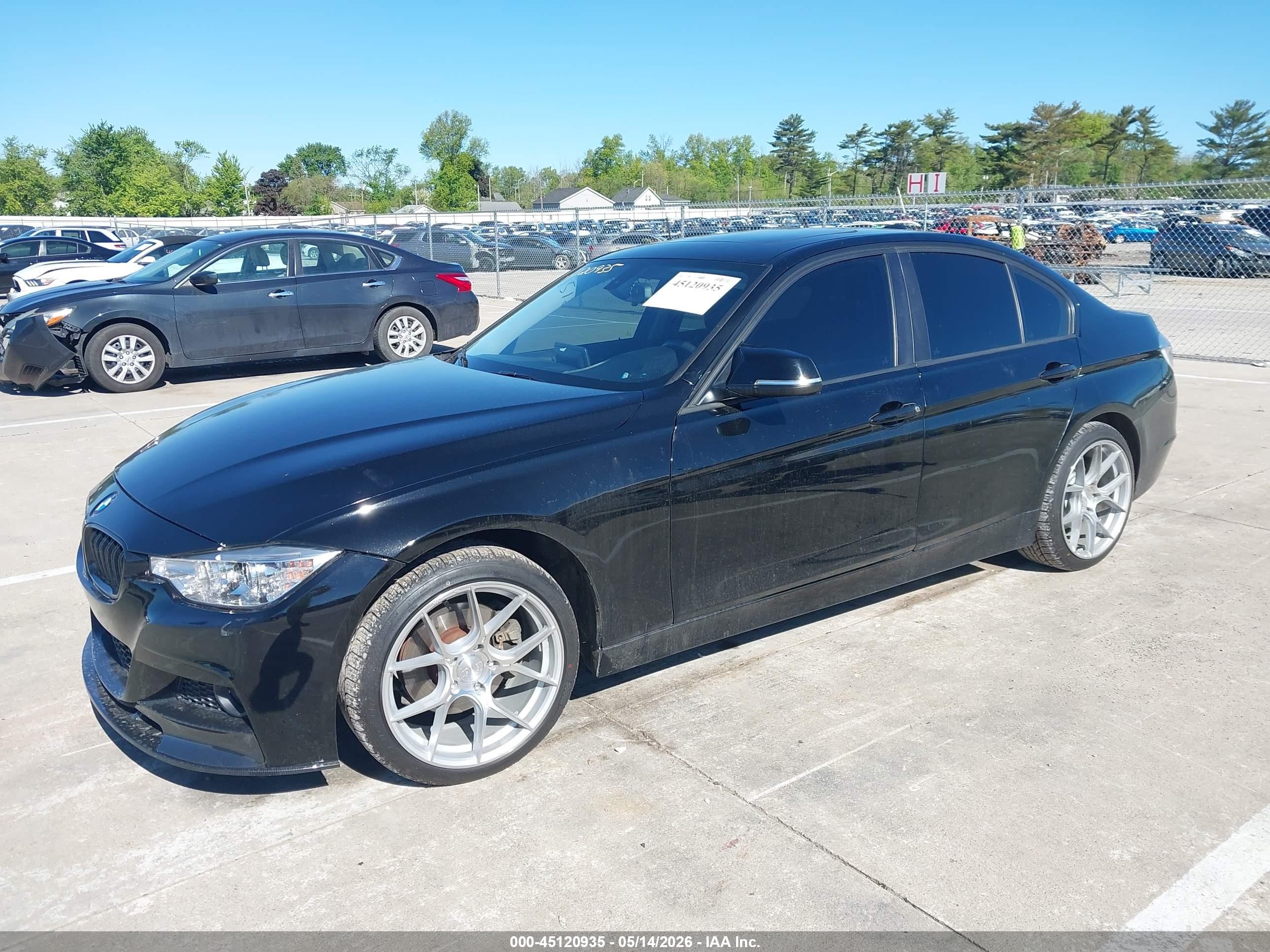2013 Bmw 328i Xdrive Black vin: WBA3B3C56DF538671