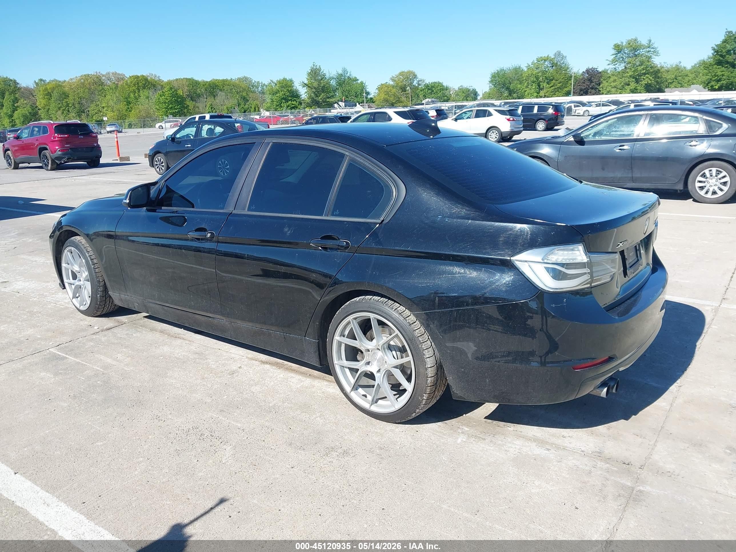 2013 Bmw 328i Xdrive Black vin: WBA3B3C56DF538671