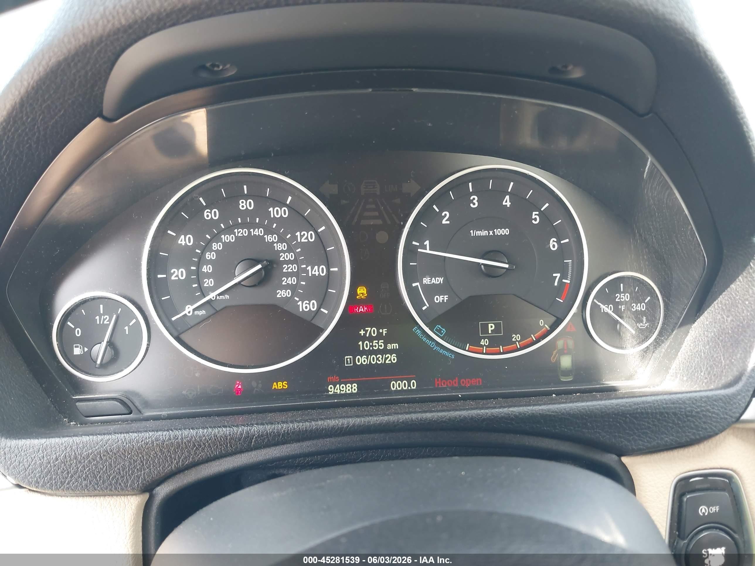 2013 Bmw 328i Xdrive Brown vin: WBA3B3C56DF540498