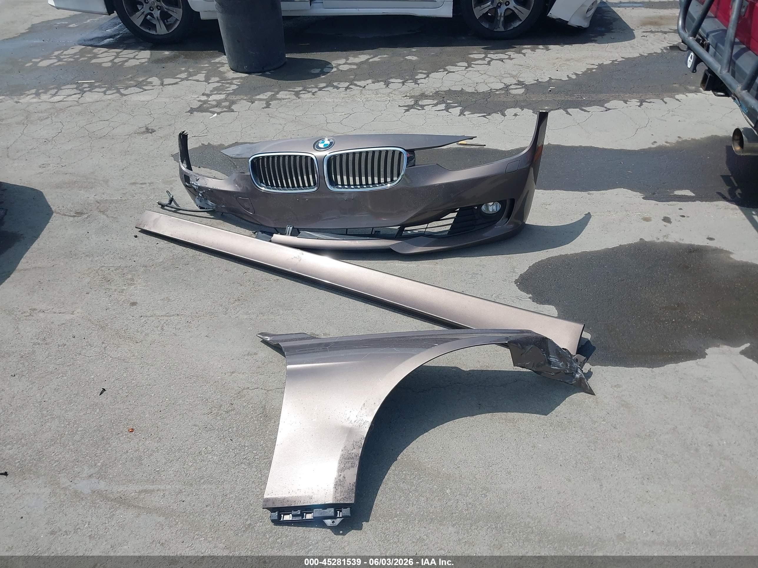 2013 Bmw 328i Xdrive Brown vin: WBA3B3C56DF540498