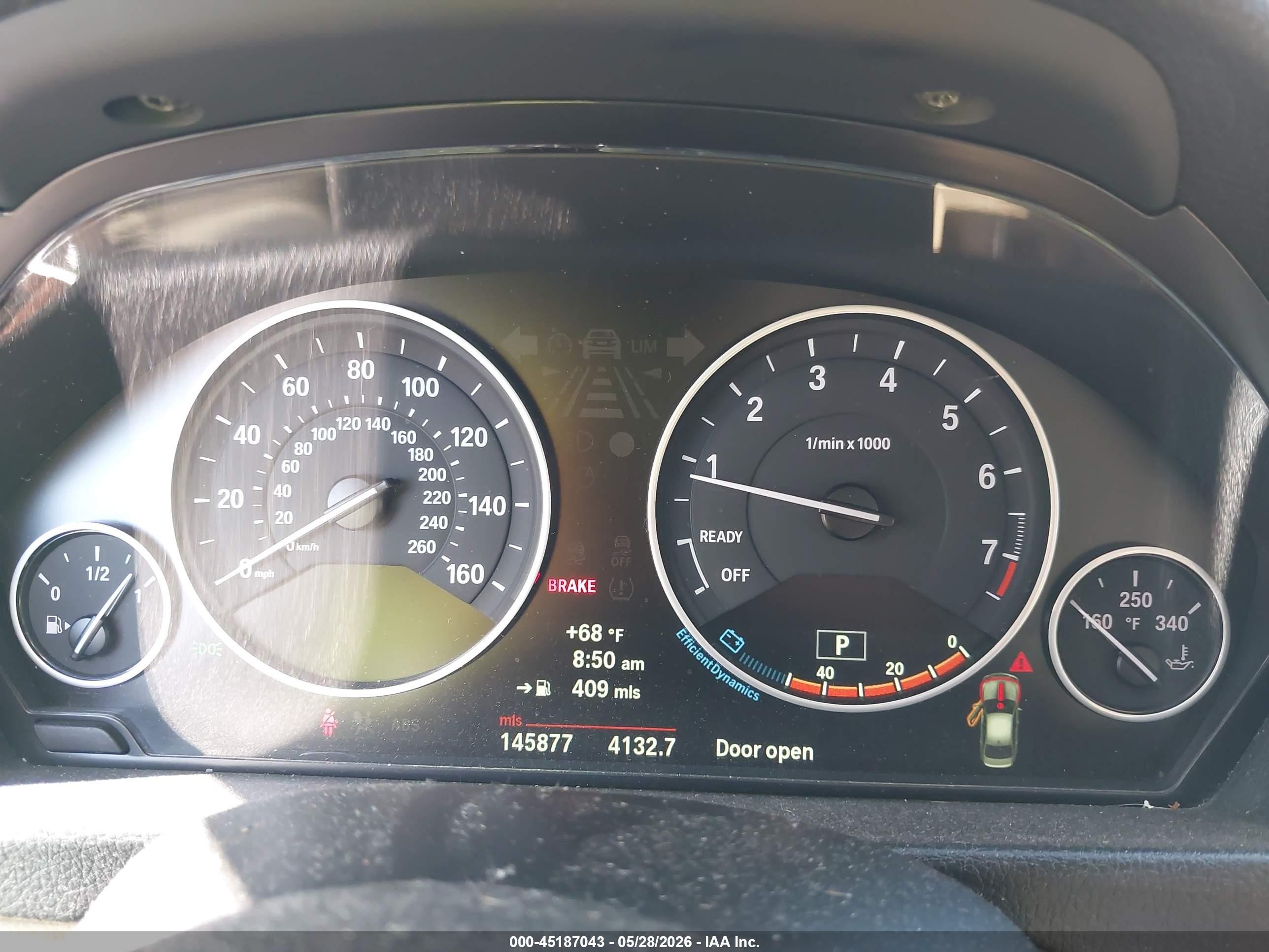 2013 Bmw 328i Xdrive White vin: WBA3B3C56DF541327