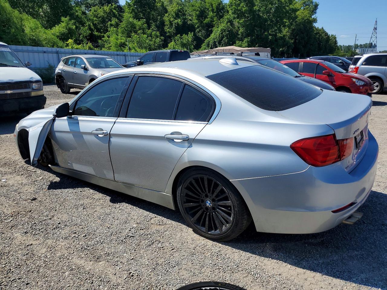 2013 Bmw 328 Xi Silver vin: WBA3B3C56DJ976863