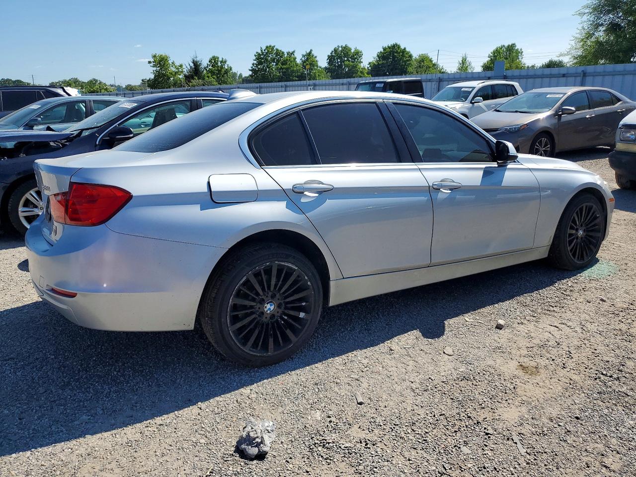 2013 Bmw 328 Xi Silver vin: WBA3B3C56DJ976863