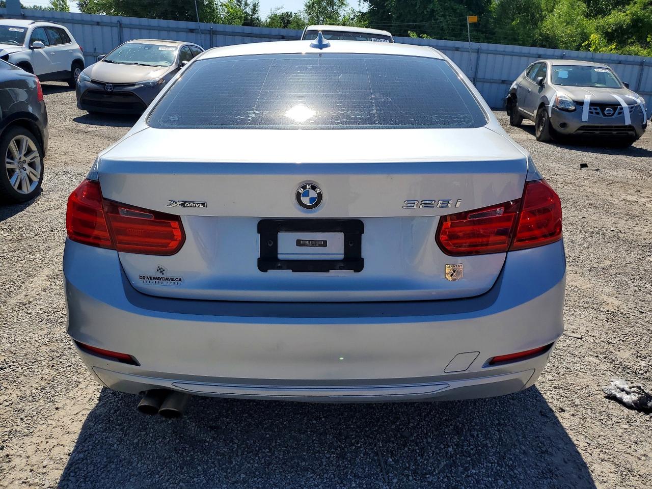 2013 Bmw 328 Xi Silver vin: WBA3B3C56DJ976863