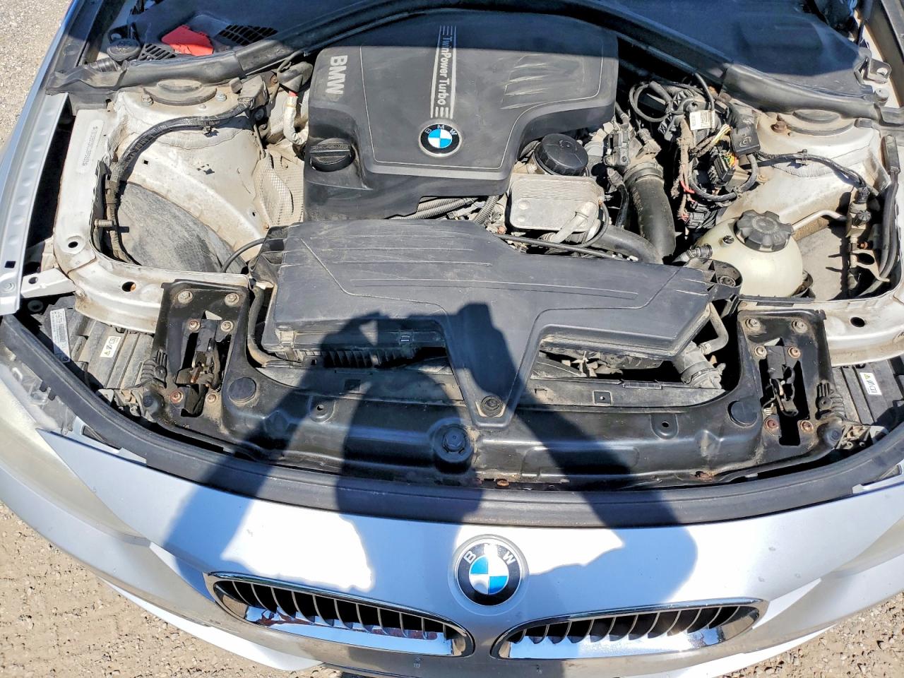 2013 Bmw 328 Xi Silver vin: WBA3B3C56DJ976863