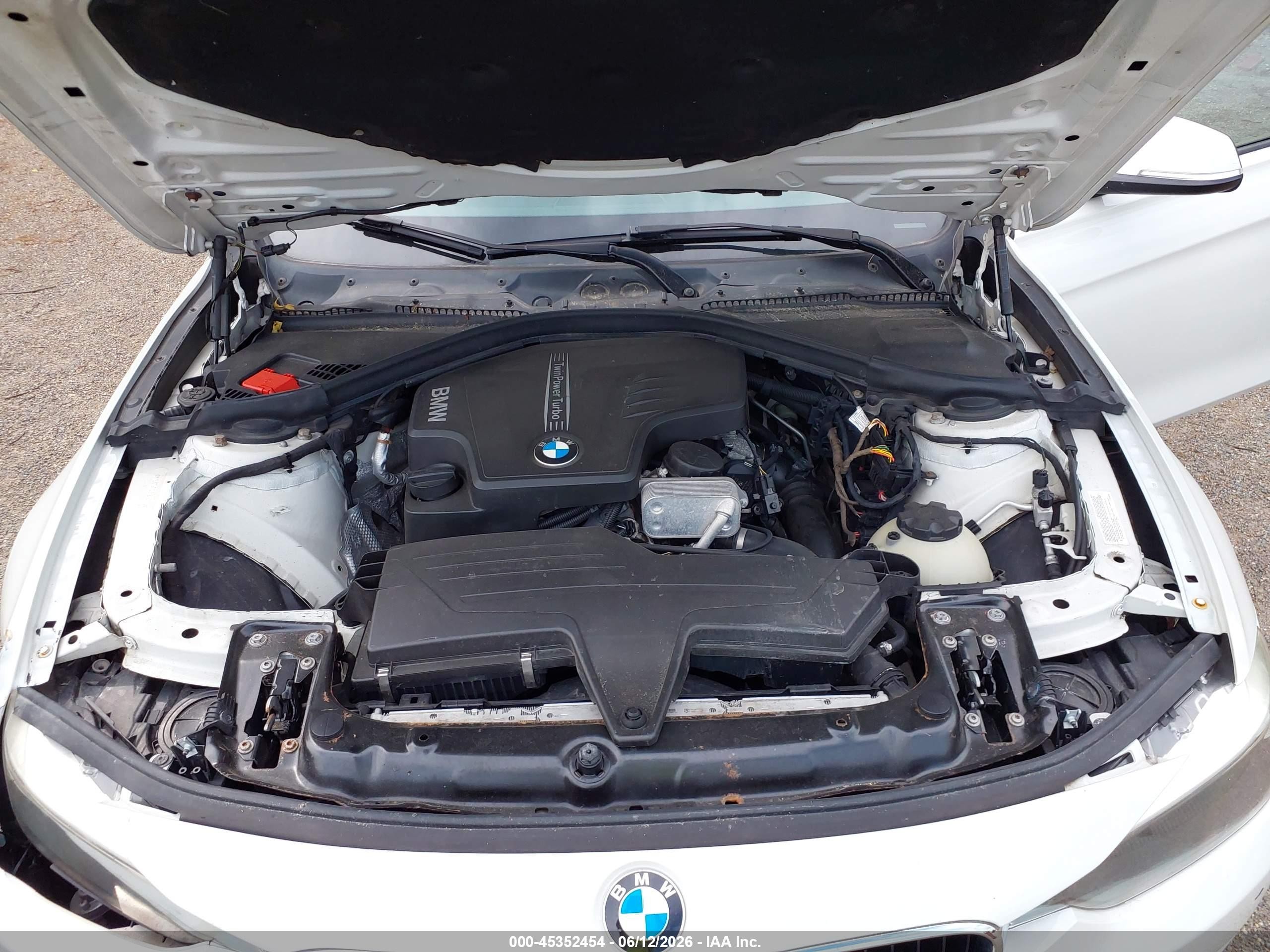 2014 Bmw 328i Xdrive White vin: WBA3B3C56EJ978999