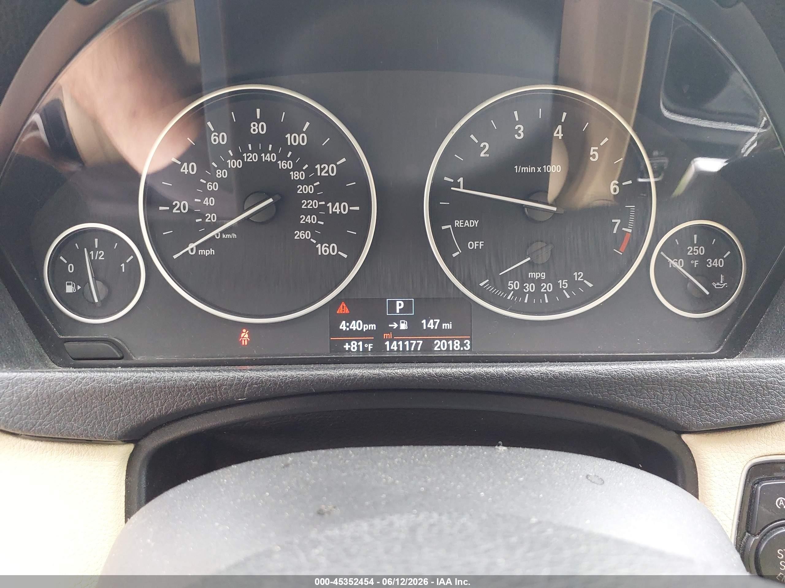 2014 Bmw 328i Xdrive White vin: WBA3B3C56EJ978999