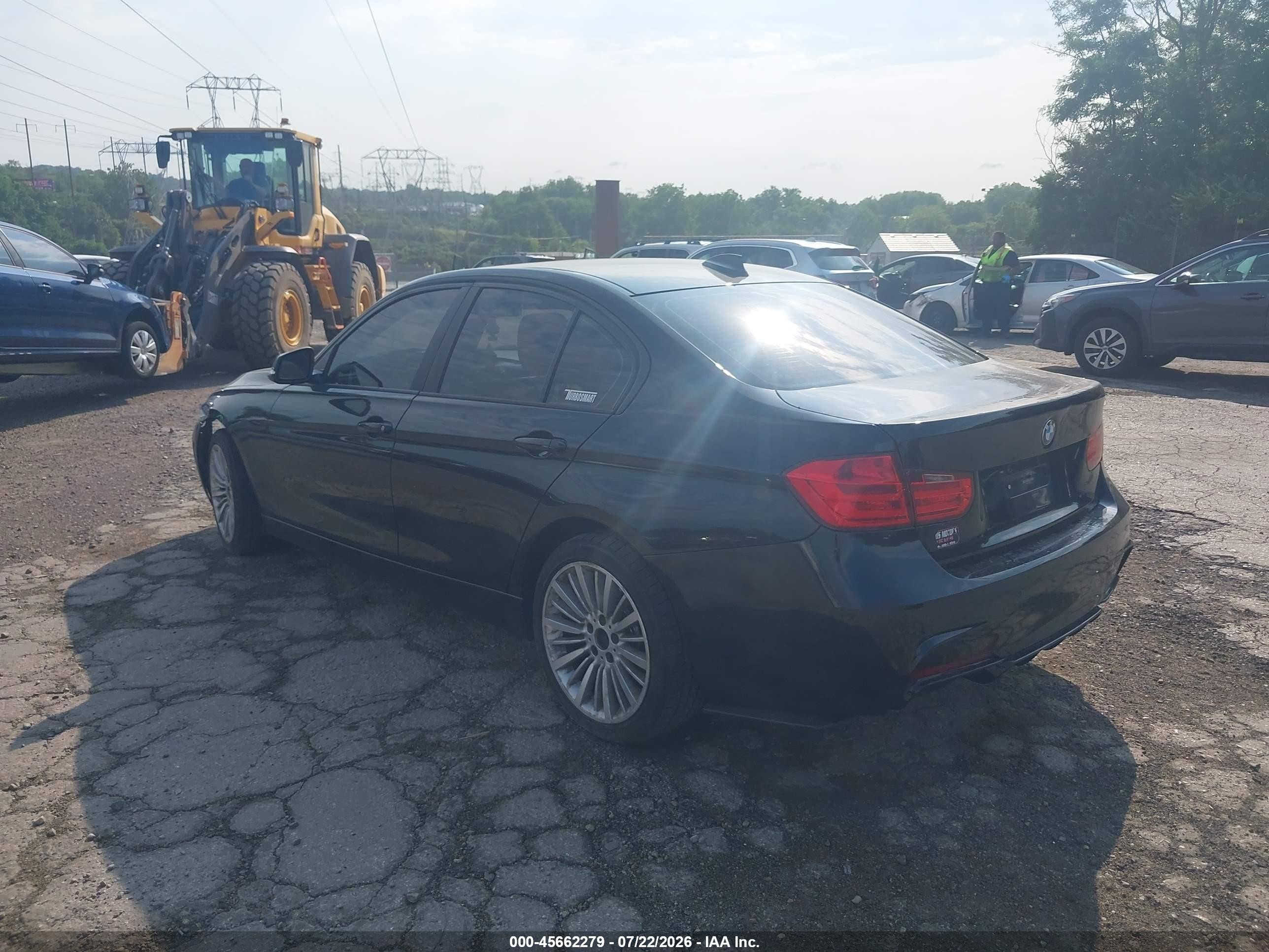 2014 Bmw 328i Xdrive Black vin: WBA3B3C56EJ982177