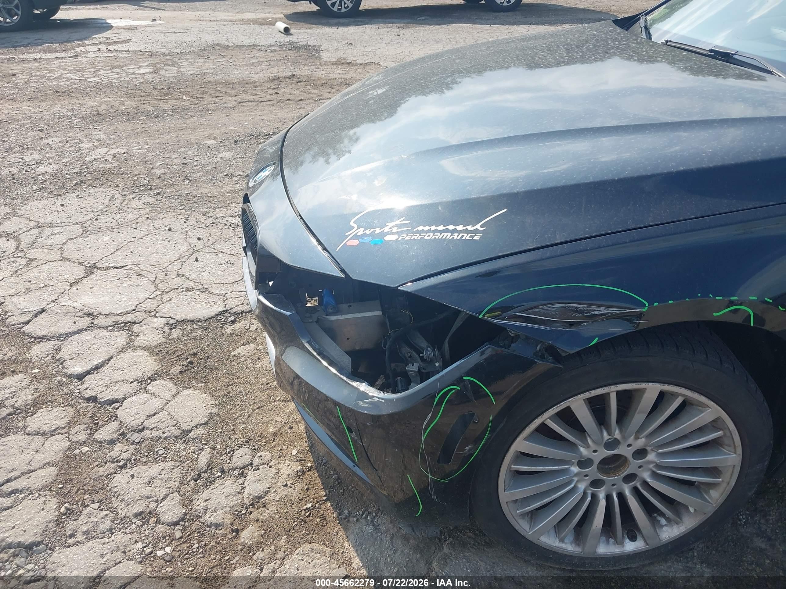 2014 Bmw 328i Xdrive Black vin: WBA3B3C56EJ982177