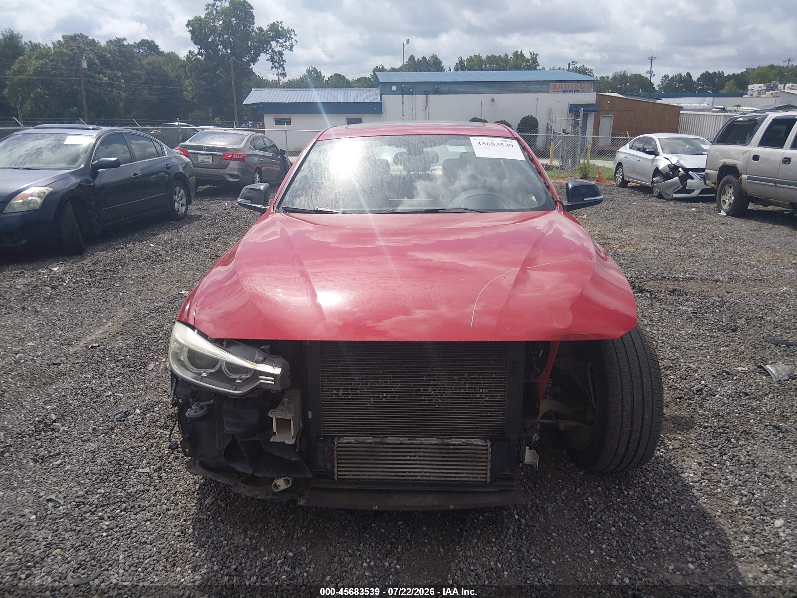 2015 Bmw 328i Xdrive Red vin: WBA3B3C56FJ984514