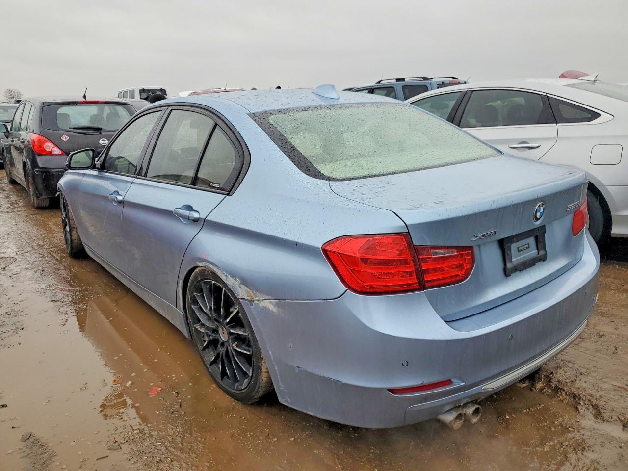 2013 Bmw 328 Xi Blue vin: WBA3B3C57DF532314