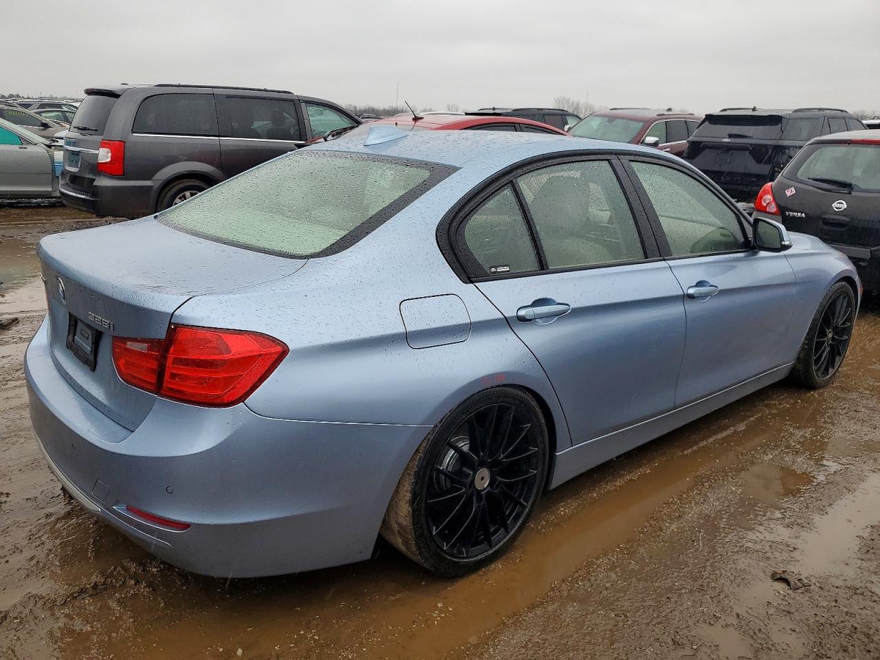 2013 Bmw 328 Xi Blue vin: WBA3B3C57DF532314