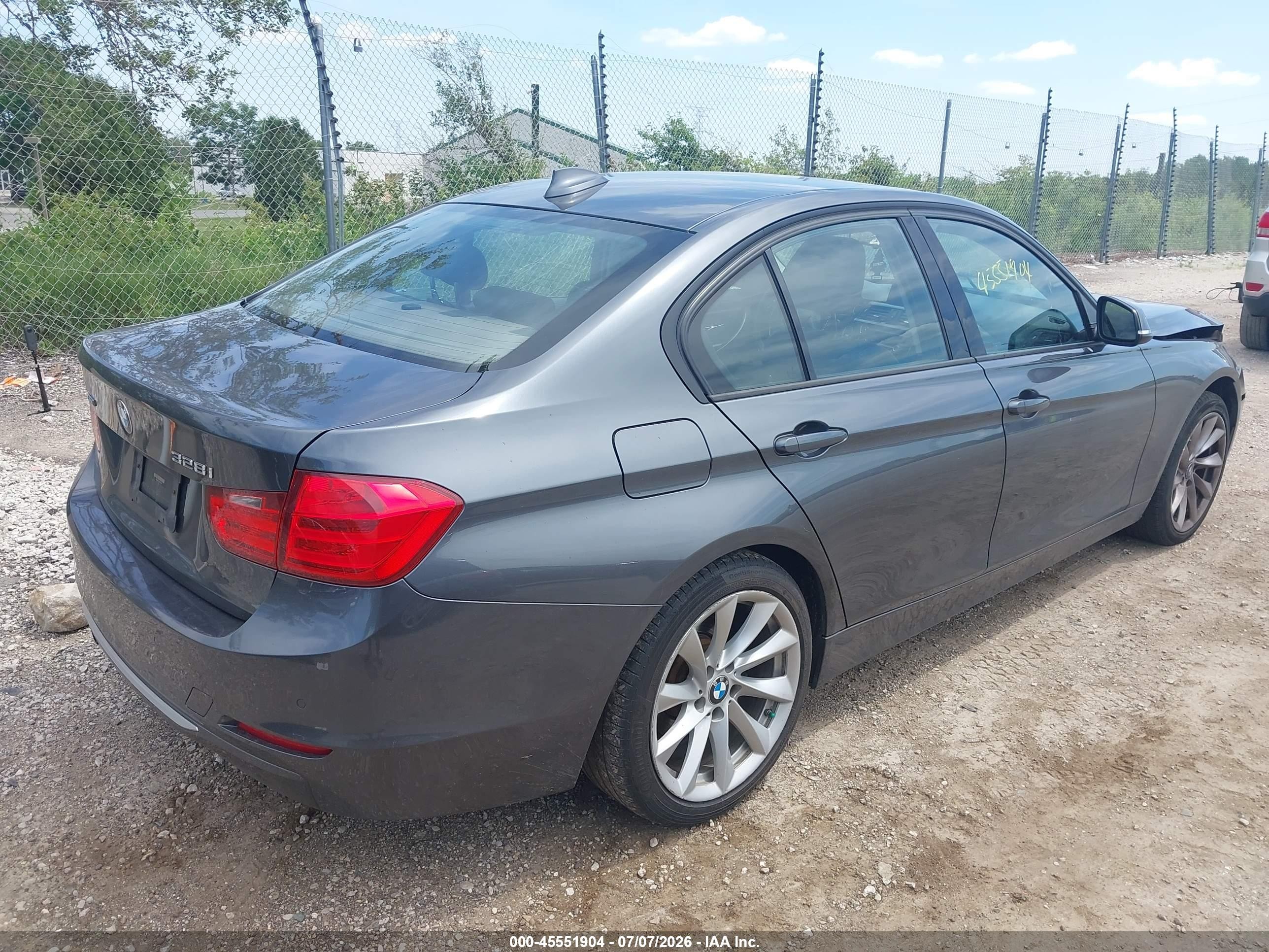 2013 Bmw 328i Xdrive Gray vin: WBA3B3C57DF542129