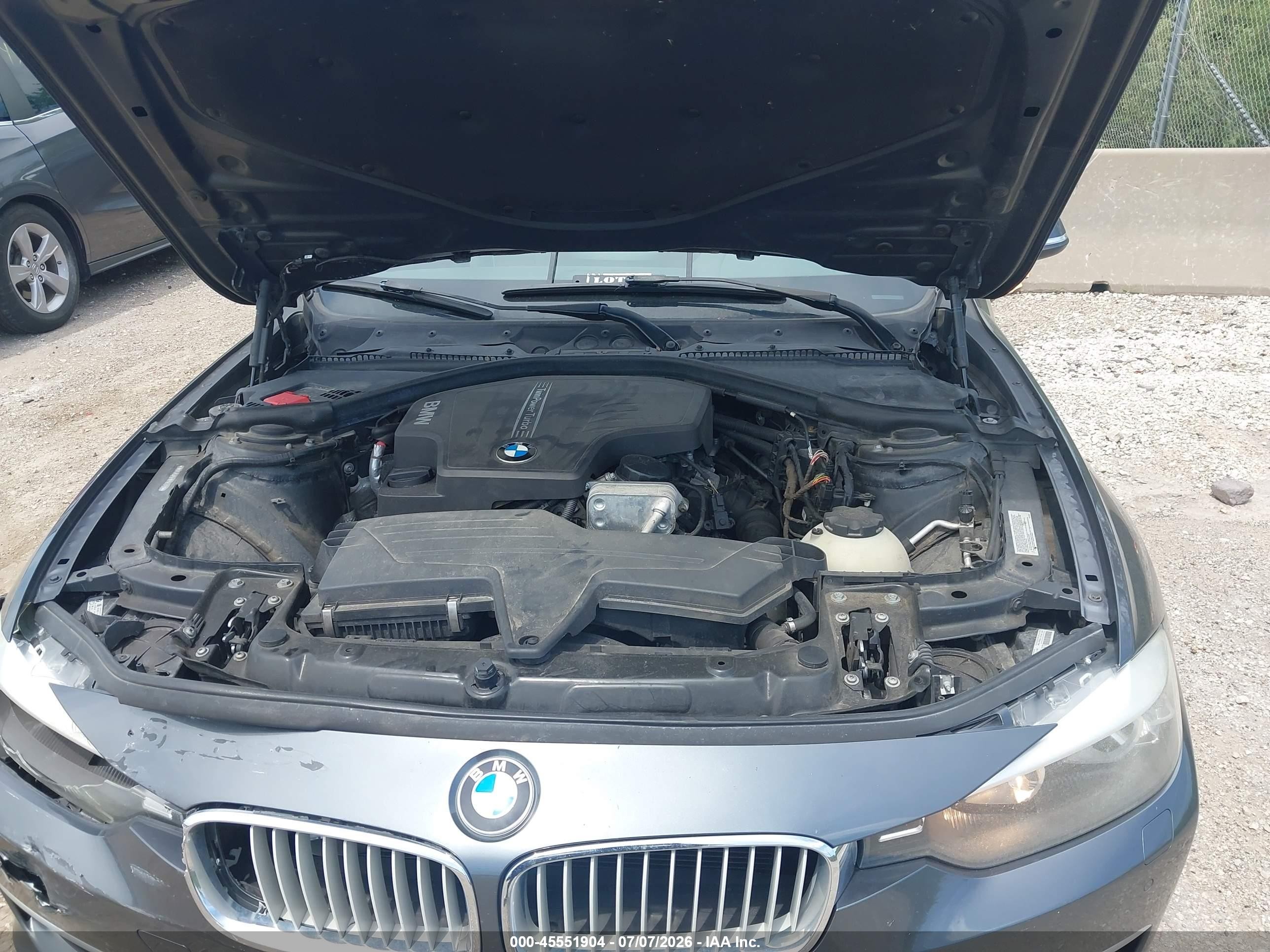 2013 Bmw 328i Xdrive Gray vin: WBA3B3C57DF542129