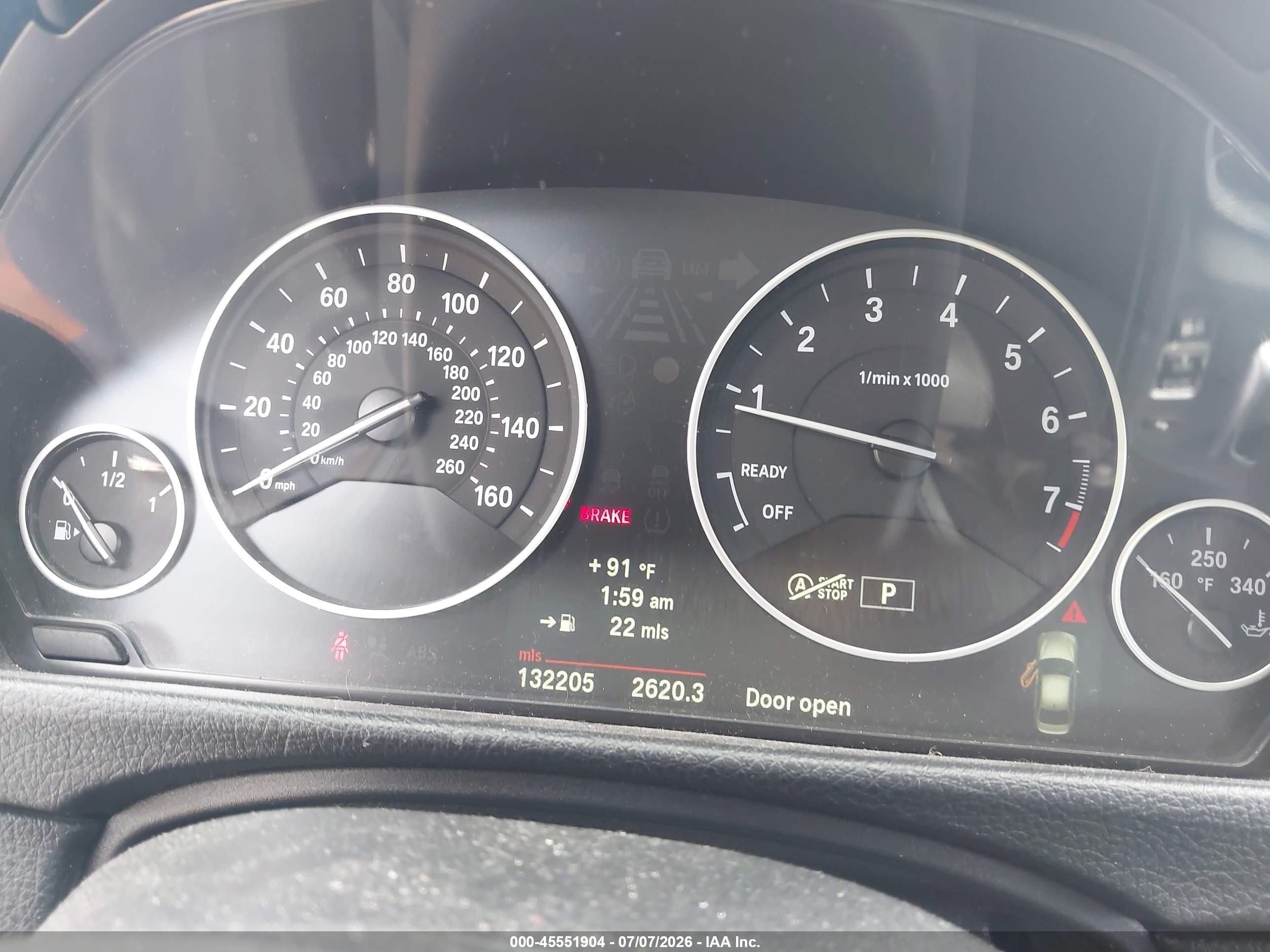 2013 Bmw 328i Xdrive Gray vin: WBA3B3C57DF542129