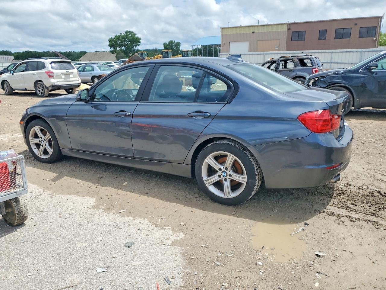 2014 Bmw 328 Xi Gray vin: WBA3B3C57EJ977974