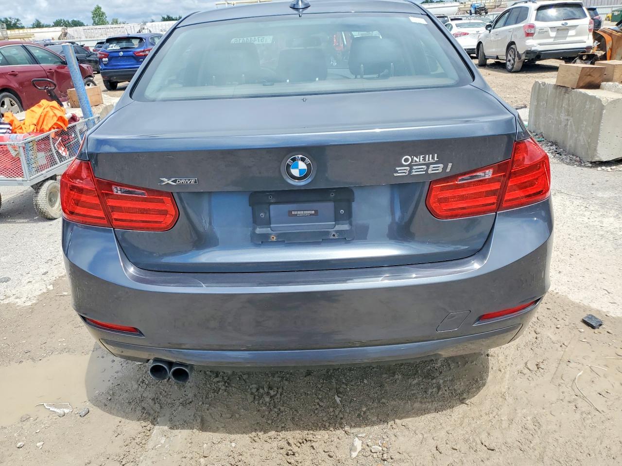 2014 Bmw 328 Xi Gray vin: WBA3B3C57EJ977974