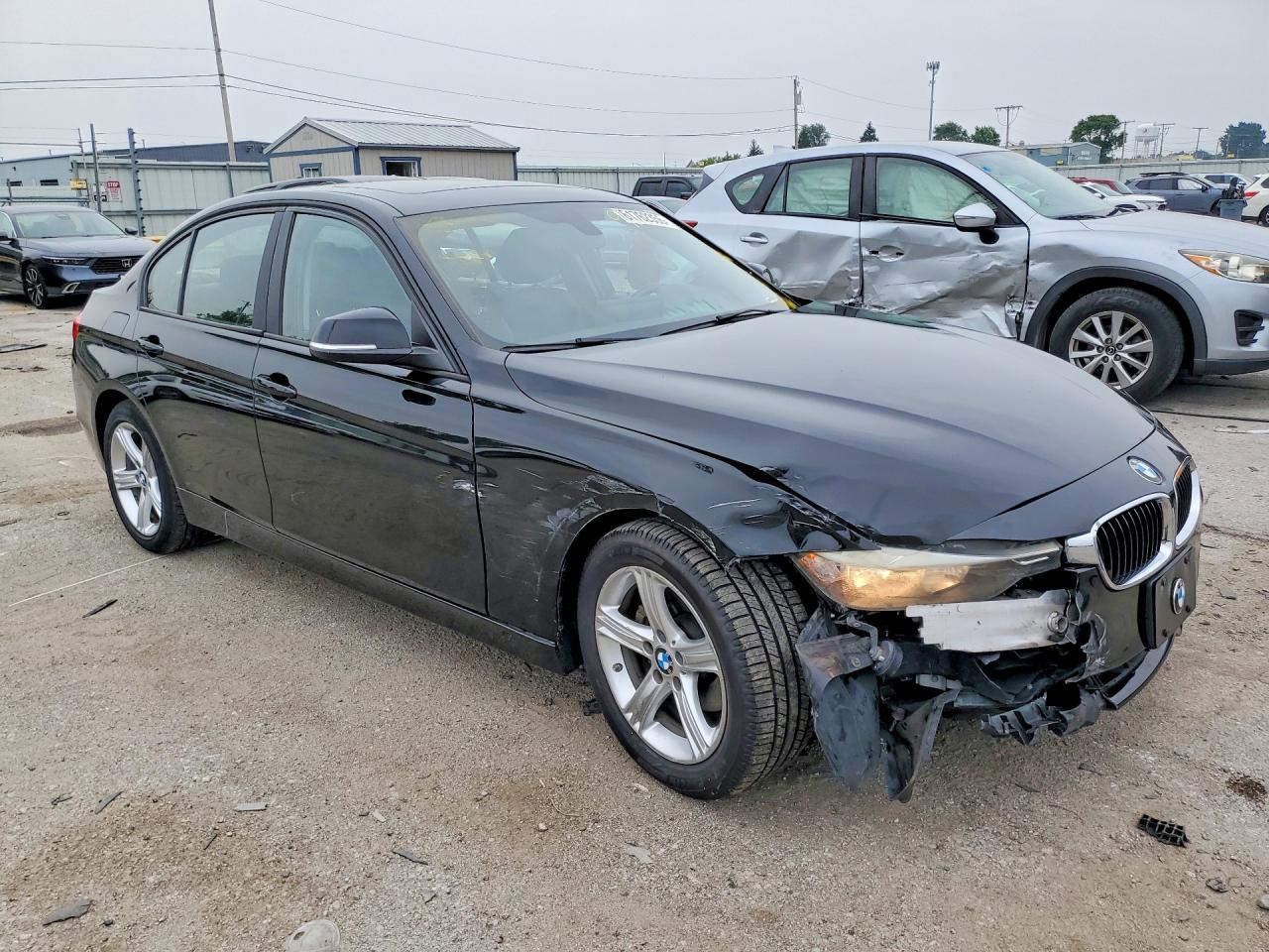 2014 Bmw 328 Xi Черный vin: WBA3B3C57EJ981426