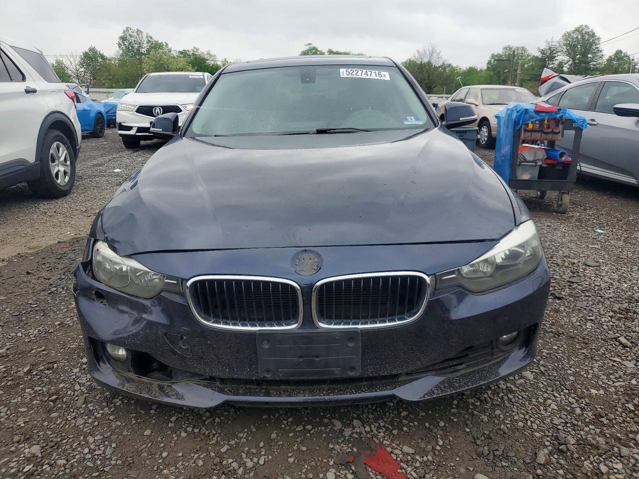 2015 Bmw 328 Xi Blue vin: WBA3B3C57FF546152