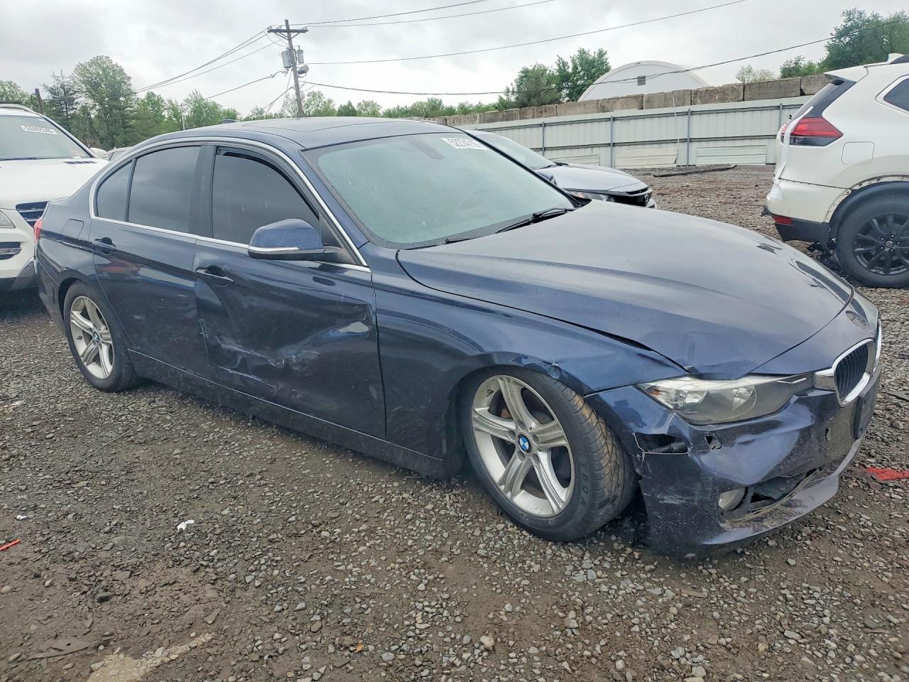 2015 Bmw 328 Xi Blue vin: WBA3B3C57FF546152