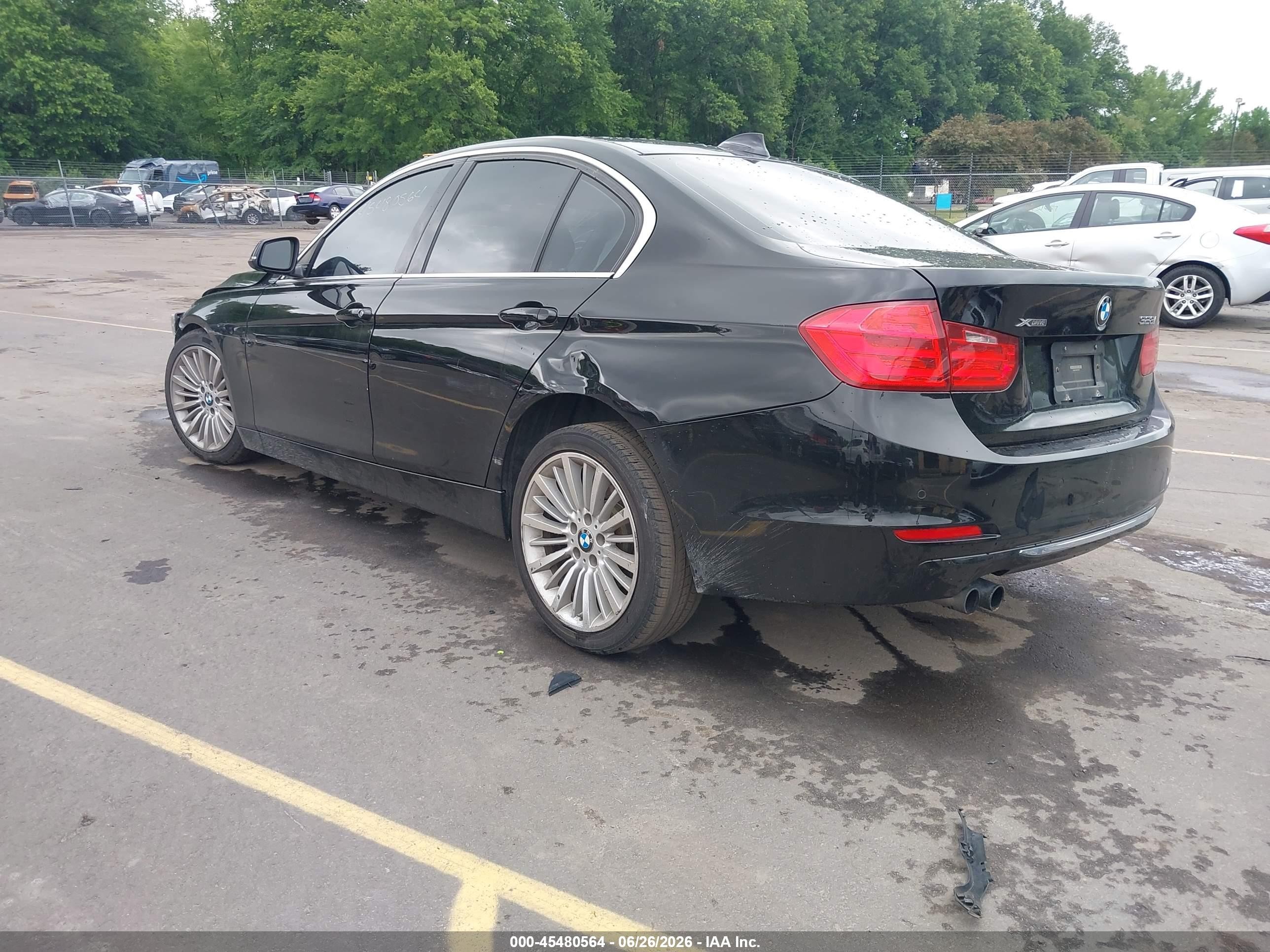 2013 Bmw 328i Xdrive Black vin: WBA3B3C58DF534041