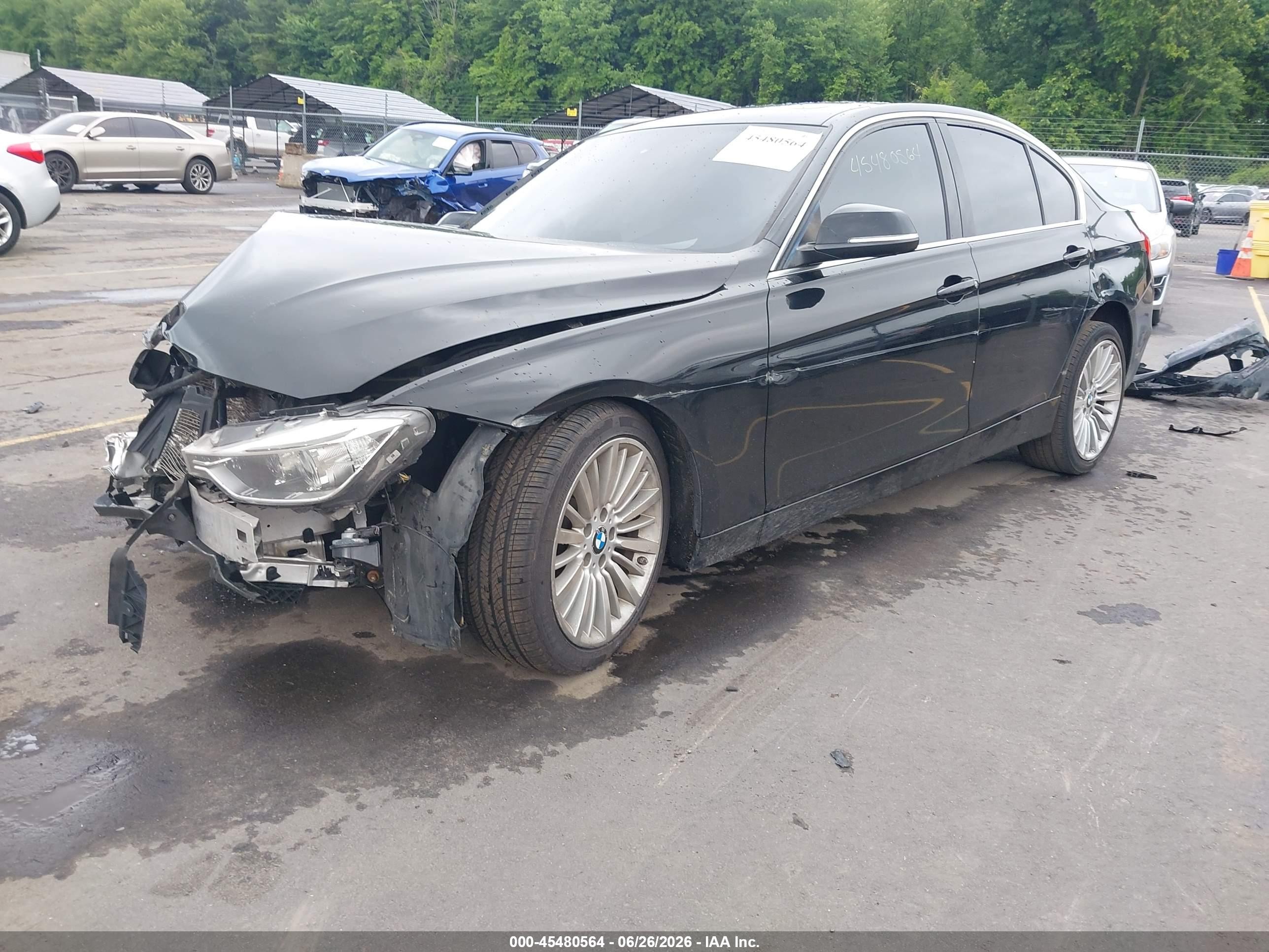 2013 Bmw 328i Xdrive Black vin: WBA3B3C58DF534041