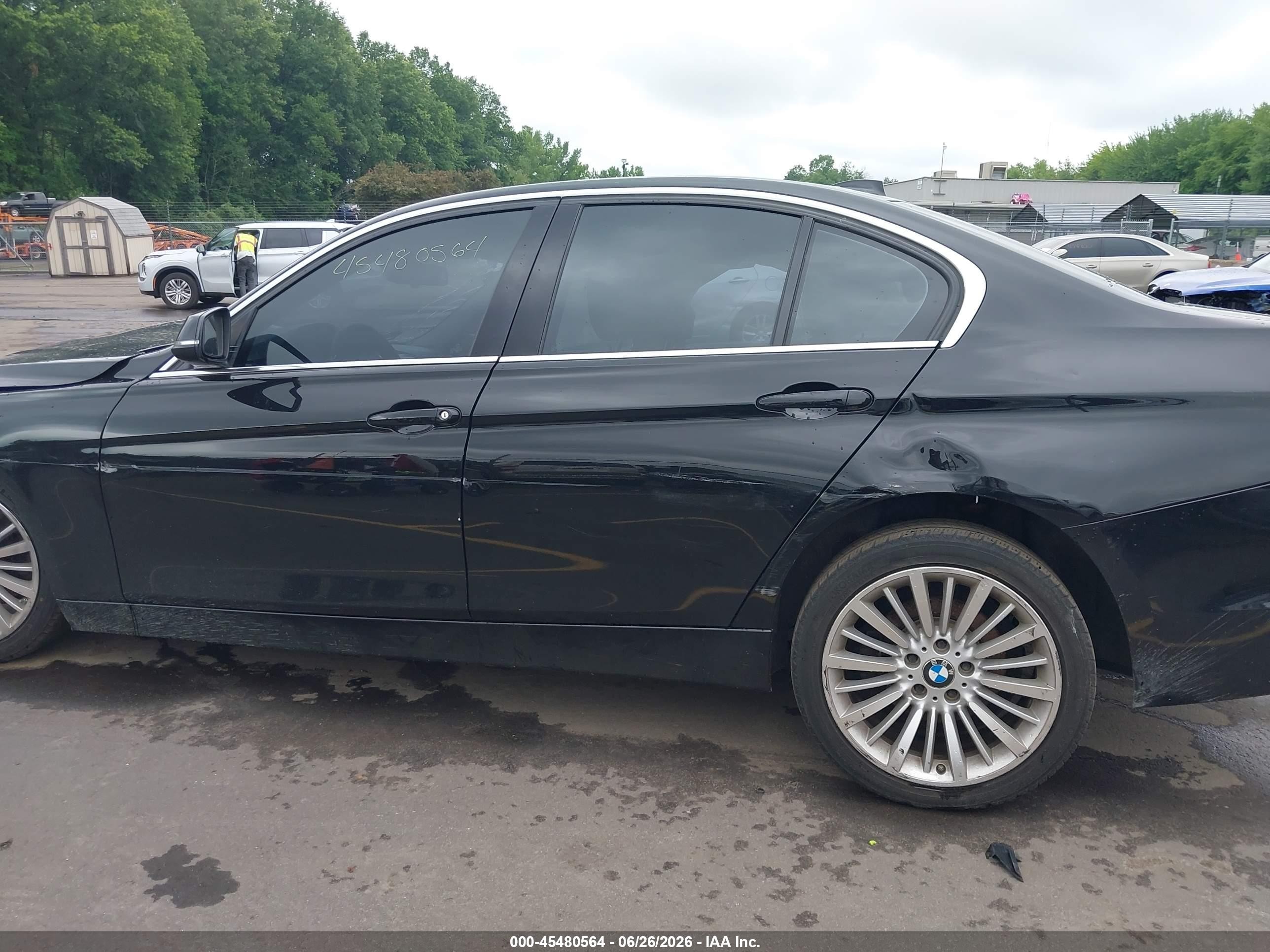 2013 Bmw 328i Xdrive Black vin: WBA3B3C58DF534041