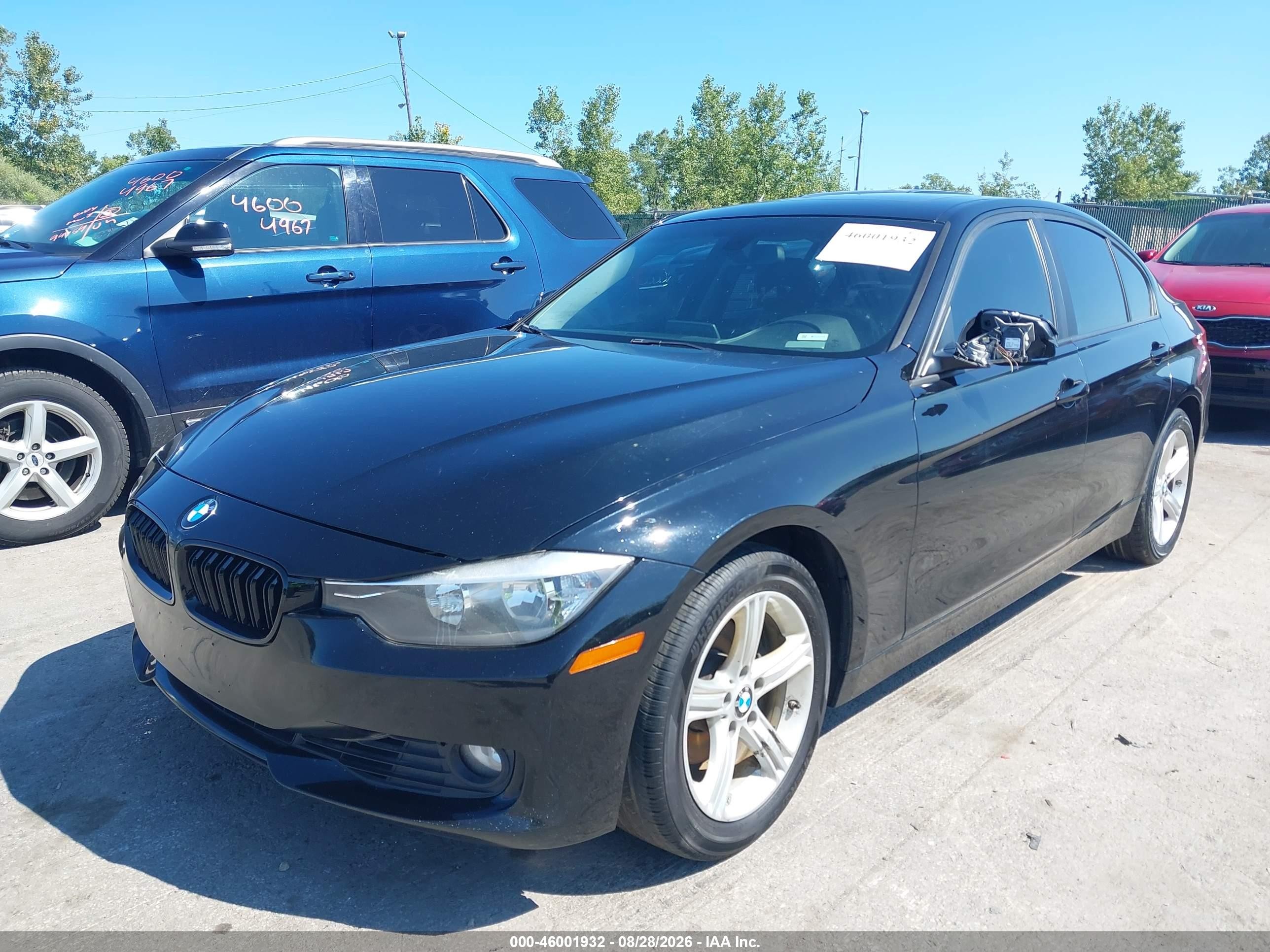 2013 Bmw 328i Xdrive Black vin: WBA3B3C58DF541667
