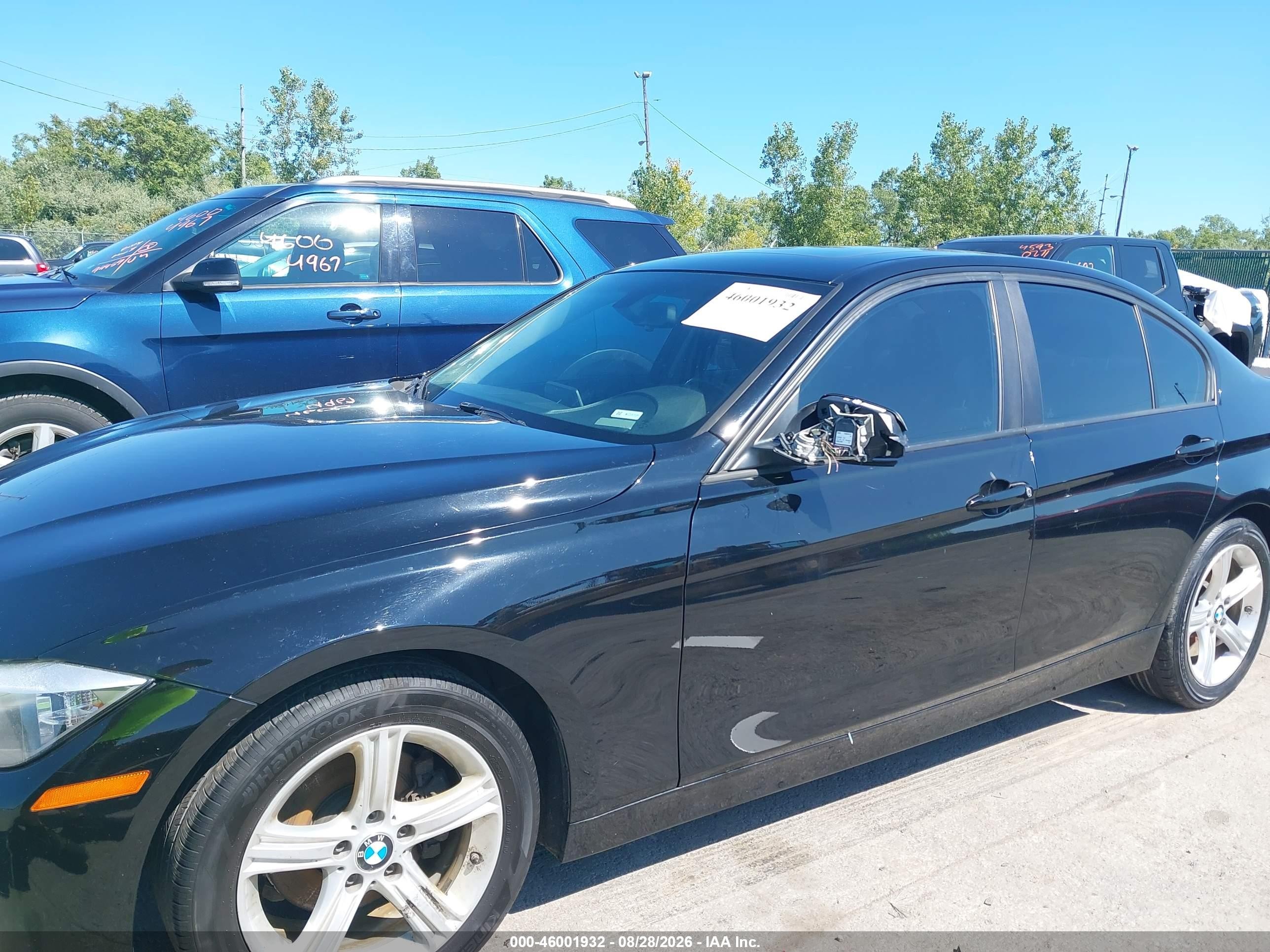 2013 Bmw 328i Xdrive Black vin: WBA3B3C58DF541667