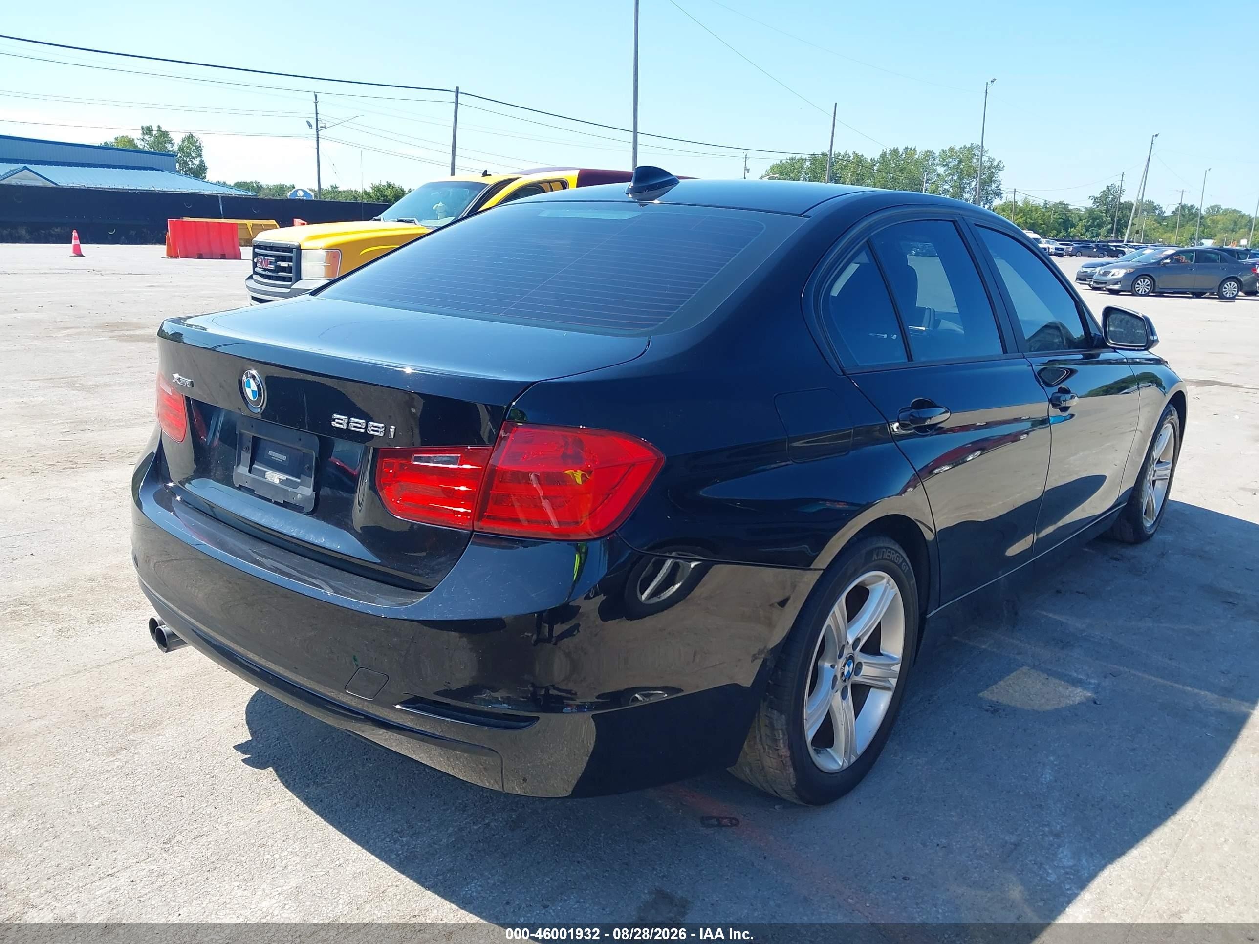 2013 Bmw 328i Xdrive Black vin: WBA3B3C58DF541667