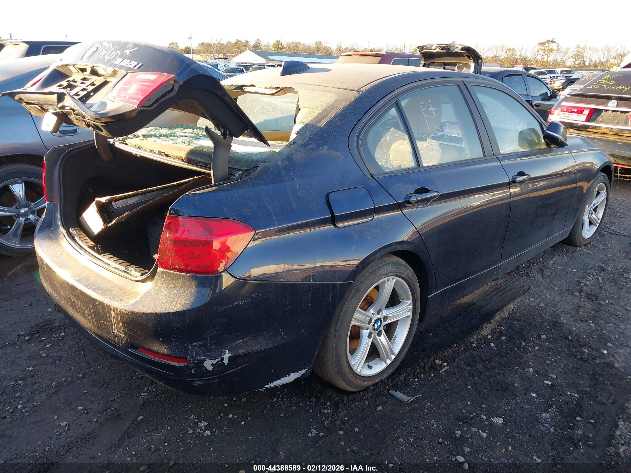 2013 Bmw 328i Xdrive Black vin: WBA3B3C58DJ810165