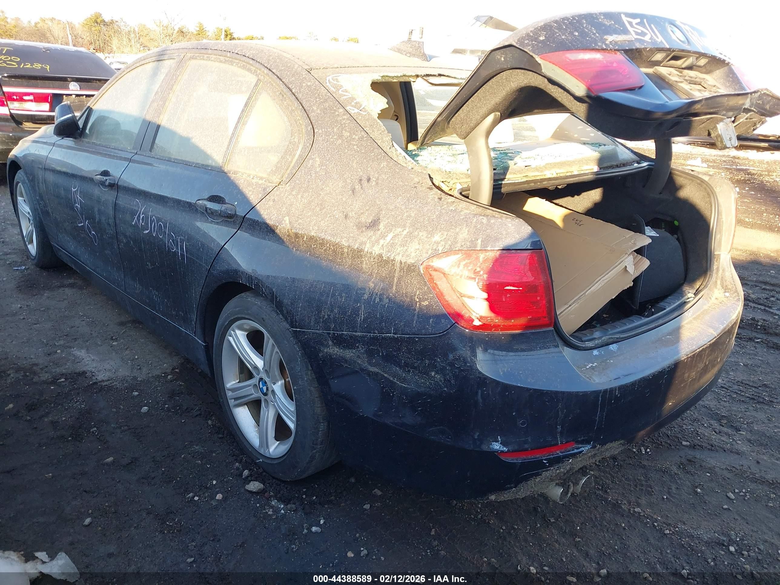 2013 Bmw 328i Xdrive Black vin: WBA3B3C58DJ810165