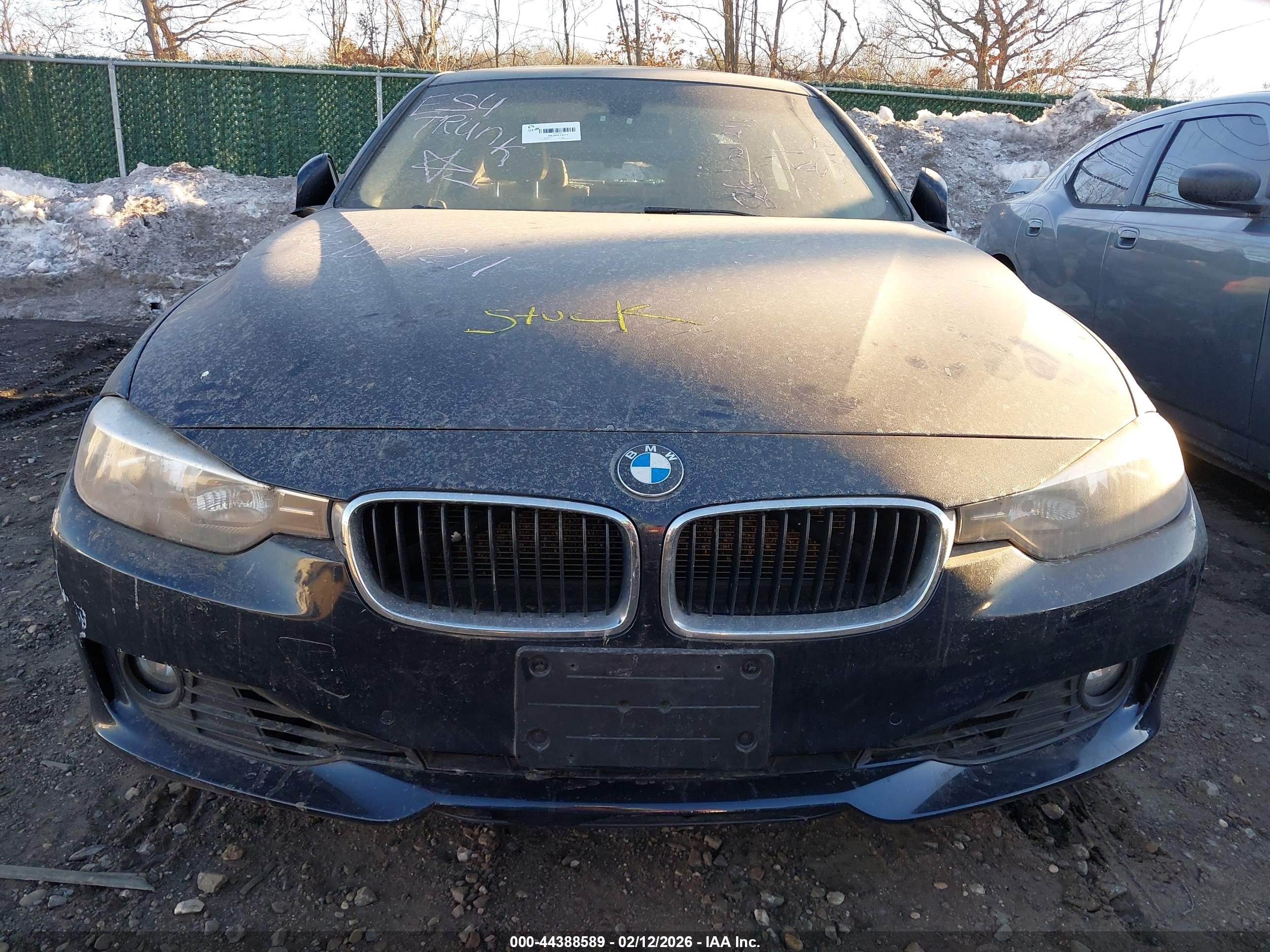 2013 Bmw 328i Xdrive Black vin: WBA3B3C58DJ810165