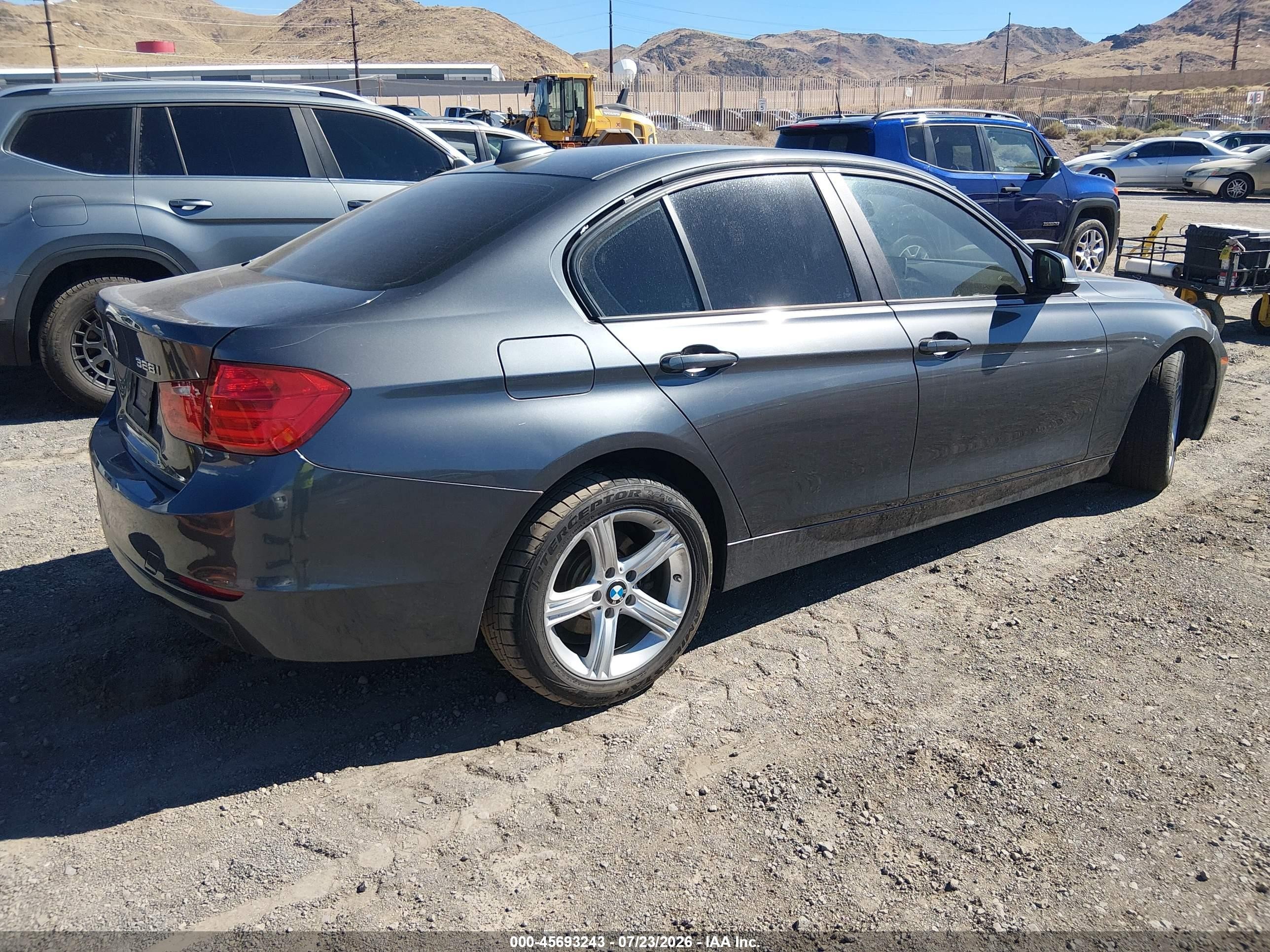 2014 Bmw 328i Xdrive Gray vin: WBA3B3C58EF545185