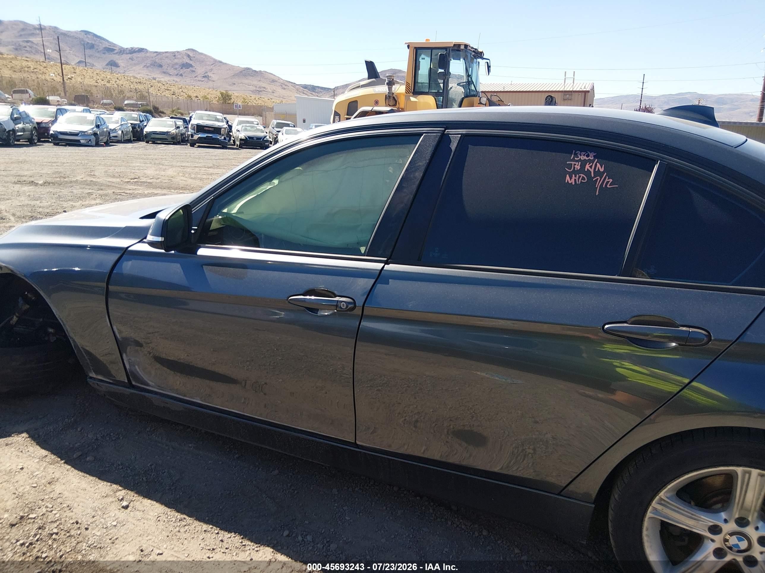 2014 Bmw 328i Xdrive Gray vin: WBA3B3C58EF545185