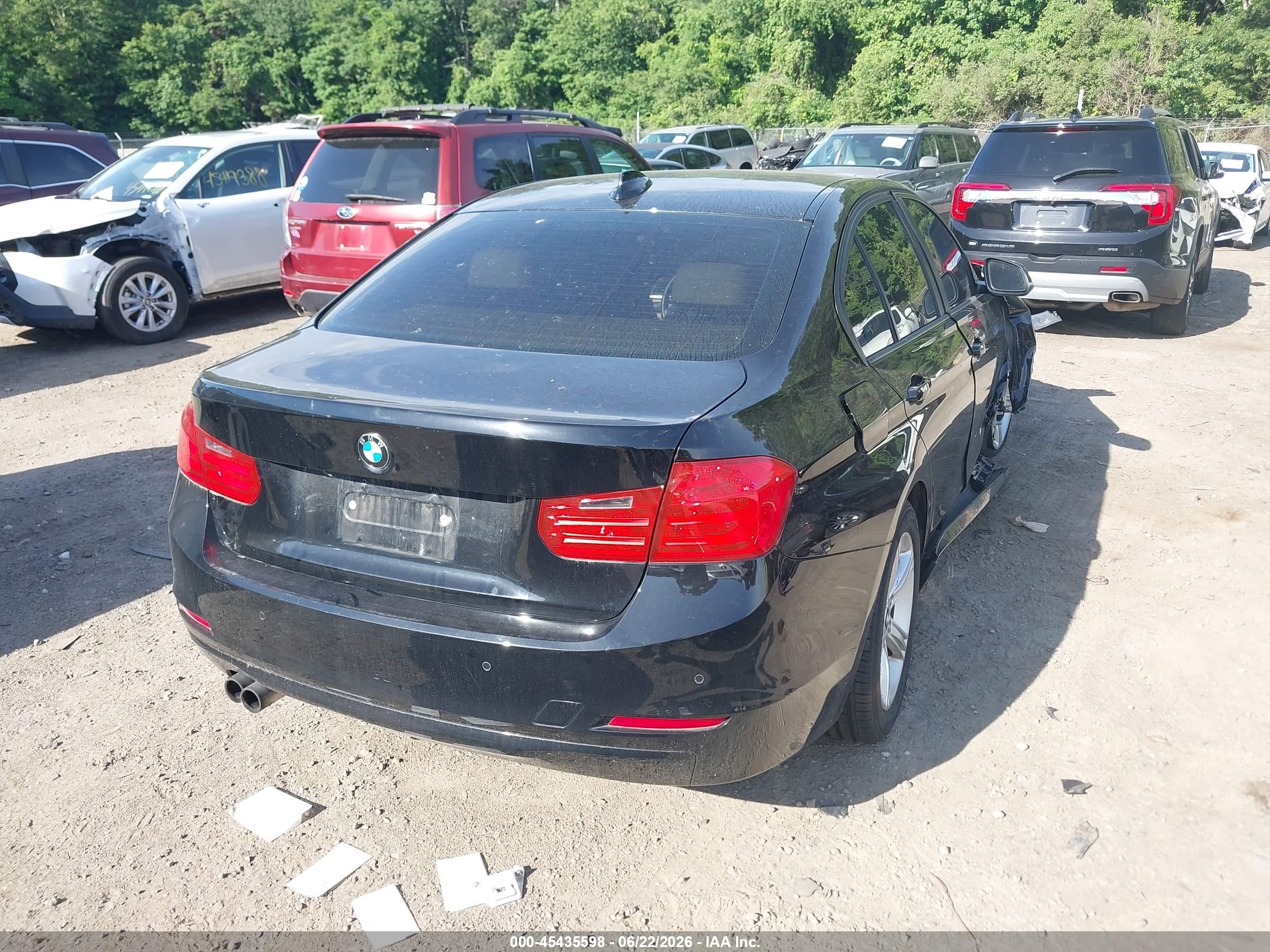 2014 Bmw 328i Xdrive Черный vin: WBA3B3C58EJ980995