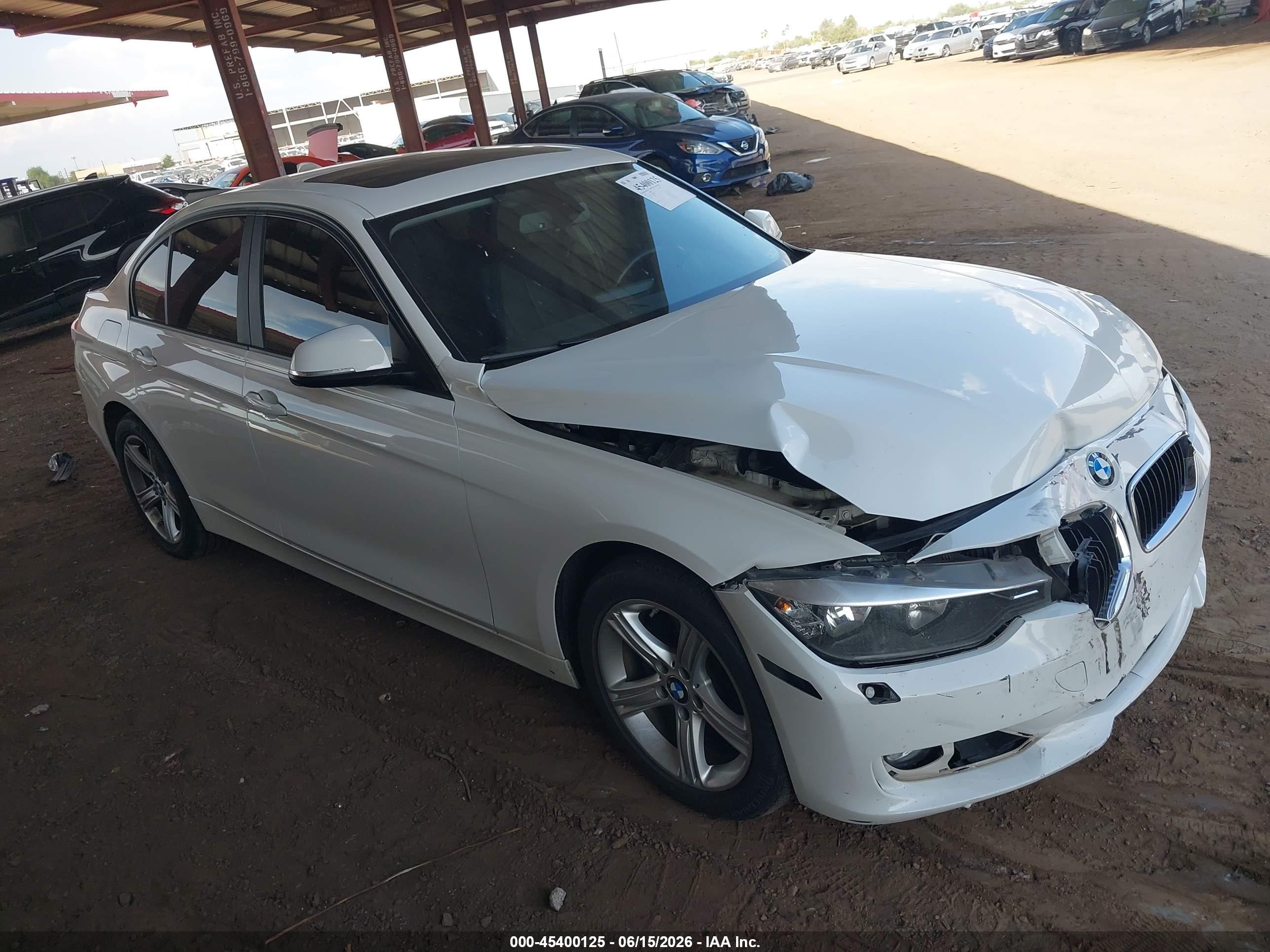 2014 Bmw 328i Xdrive White vin: WBA3B3C58EJ982505