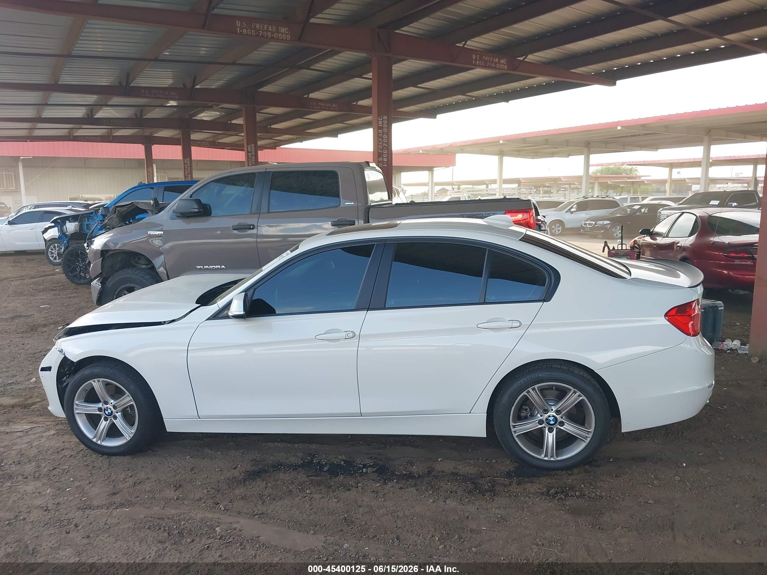 2014 Bmw 328i Xdrive White vin: WBA3B3C58EJ982505
