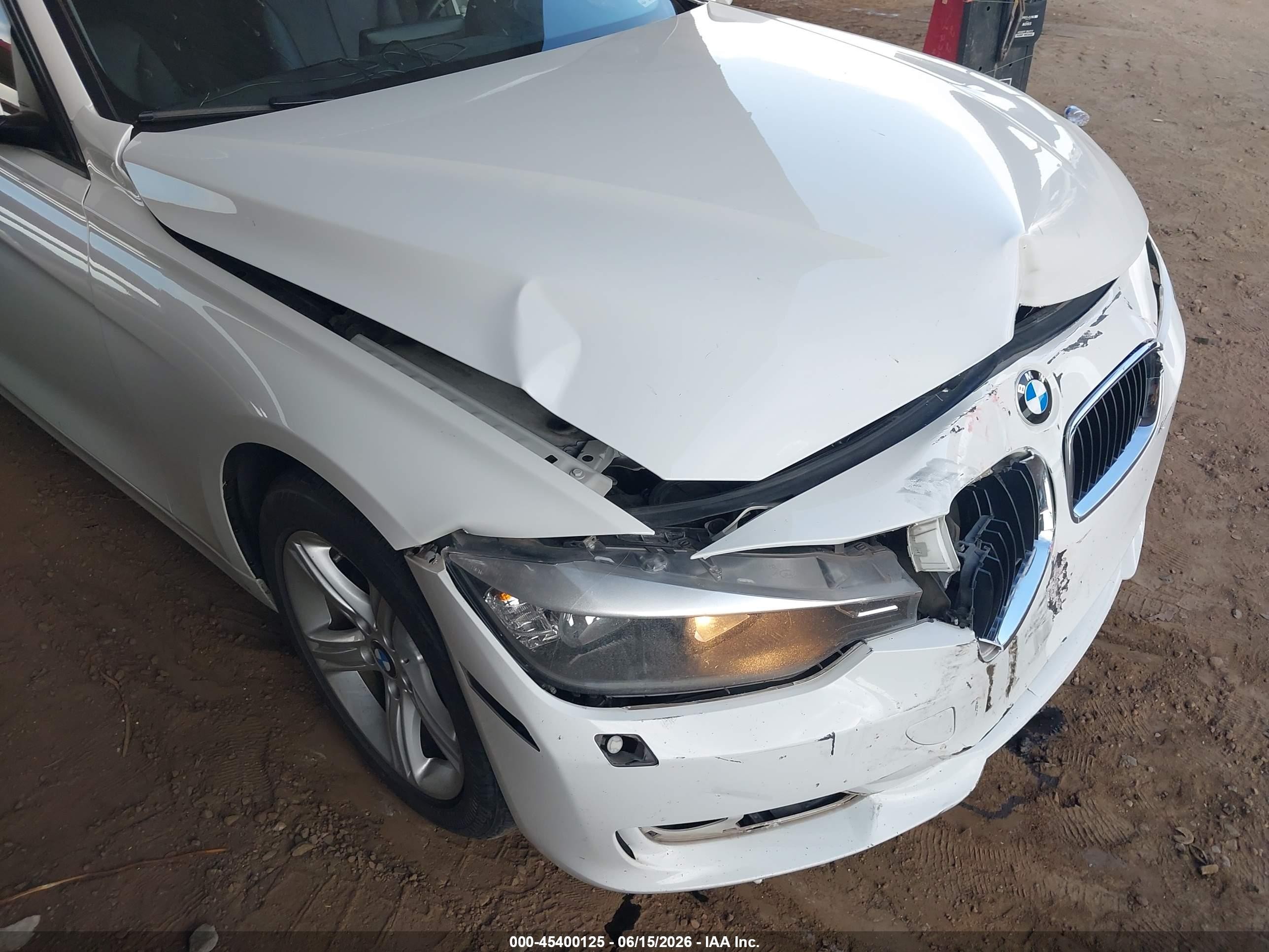 2014 Bmw 328i Xdrive White vin: WBA3B3C58EJ982505