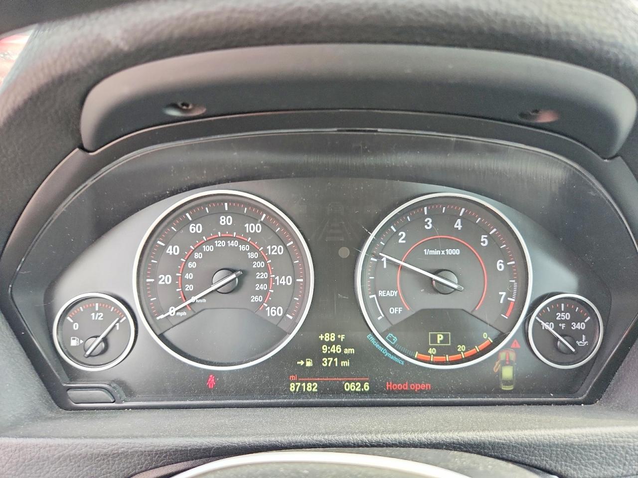 2014 Bmw 328 Xi Черный vin: WBA3B3C58EJ983198