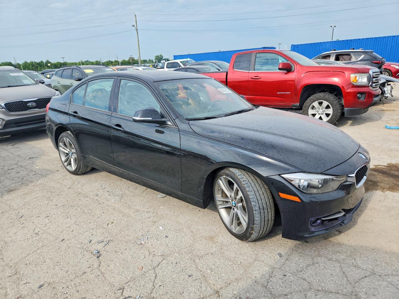 2014 Bmw 328 Xi Черный vin: WBA3B3C58EJ983198