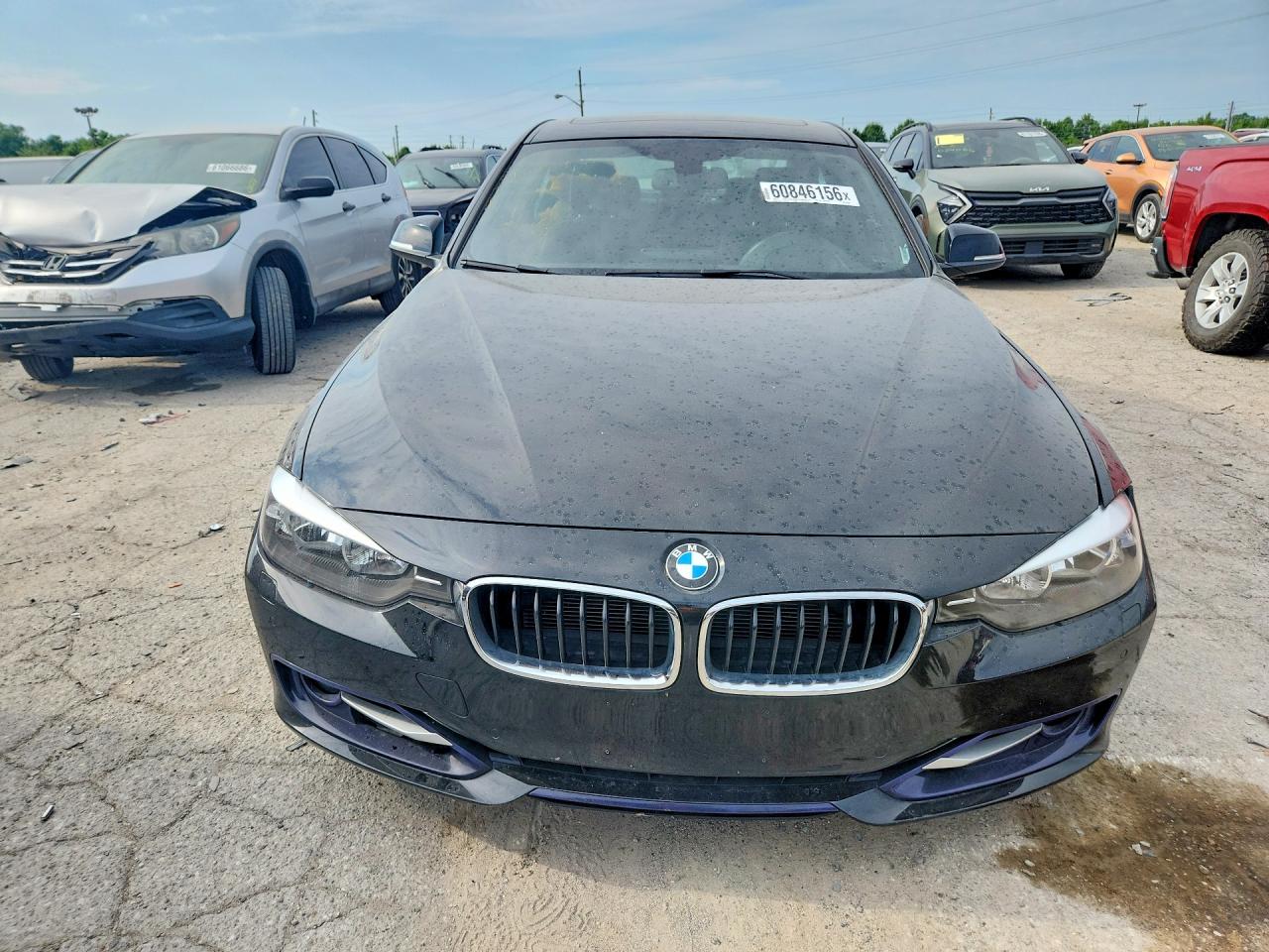 2014 Bmw 328 Xi Черный vin: WBA3B3C58EJ983198