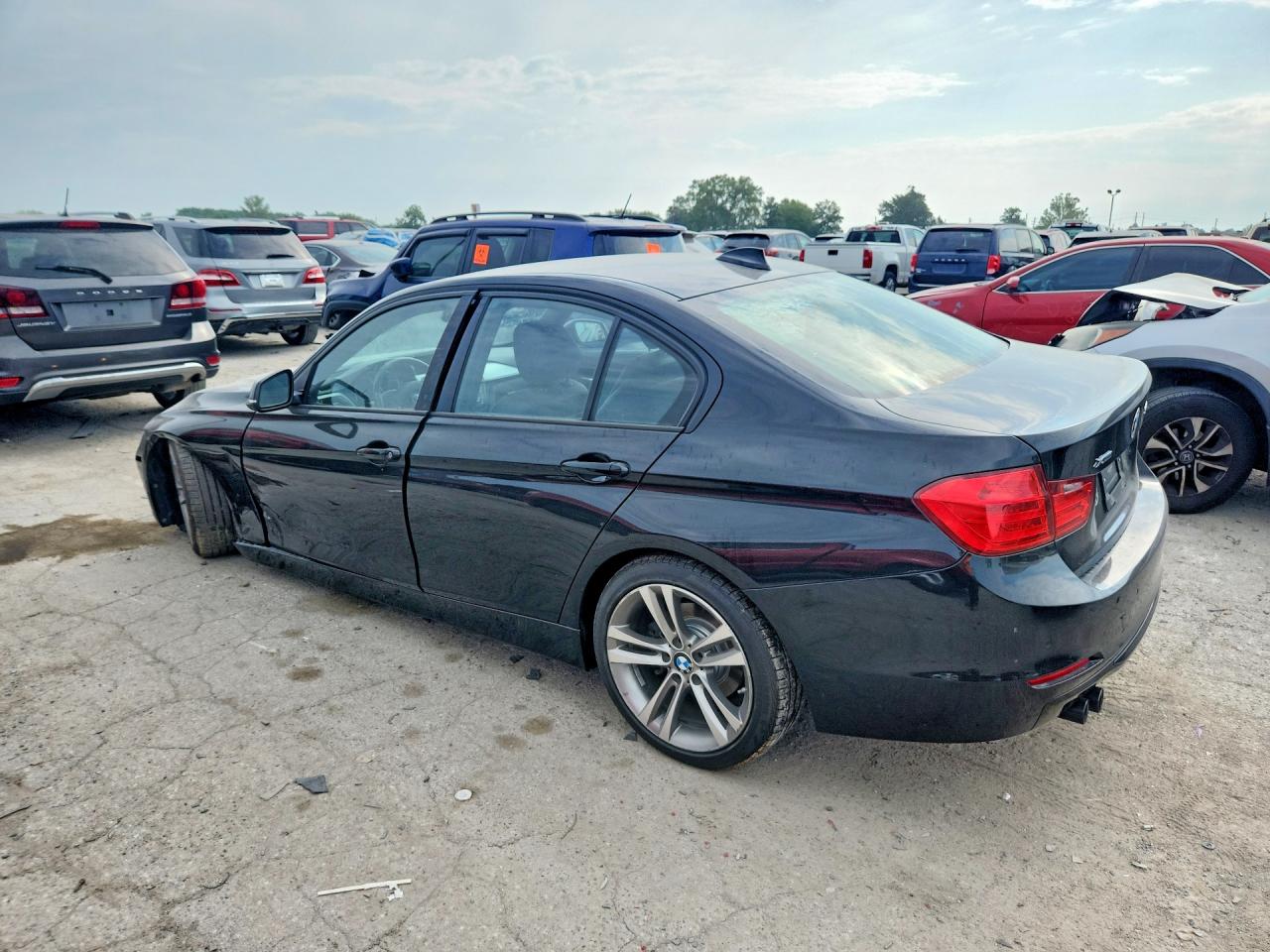 2014 Bmw 328 Xi Черный vin: WBA3B3C58EJ983198